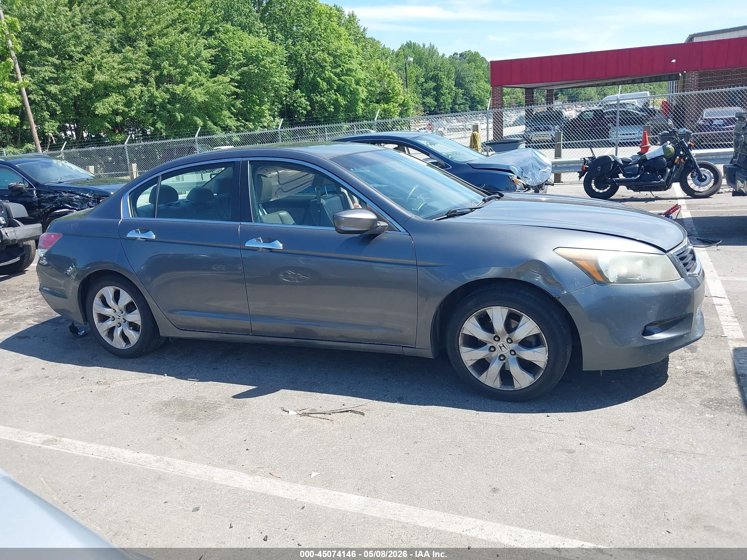 2010 Honda Accord 3.5 Ex-l Gray vin: 1HGCP3F89AA008327
