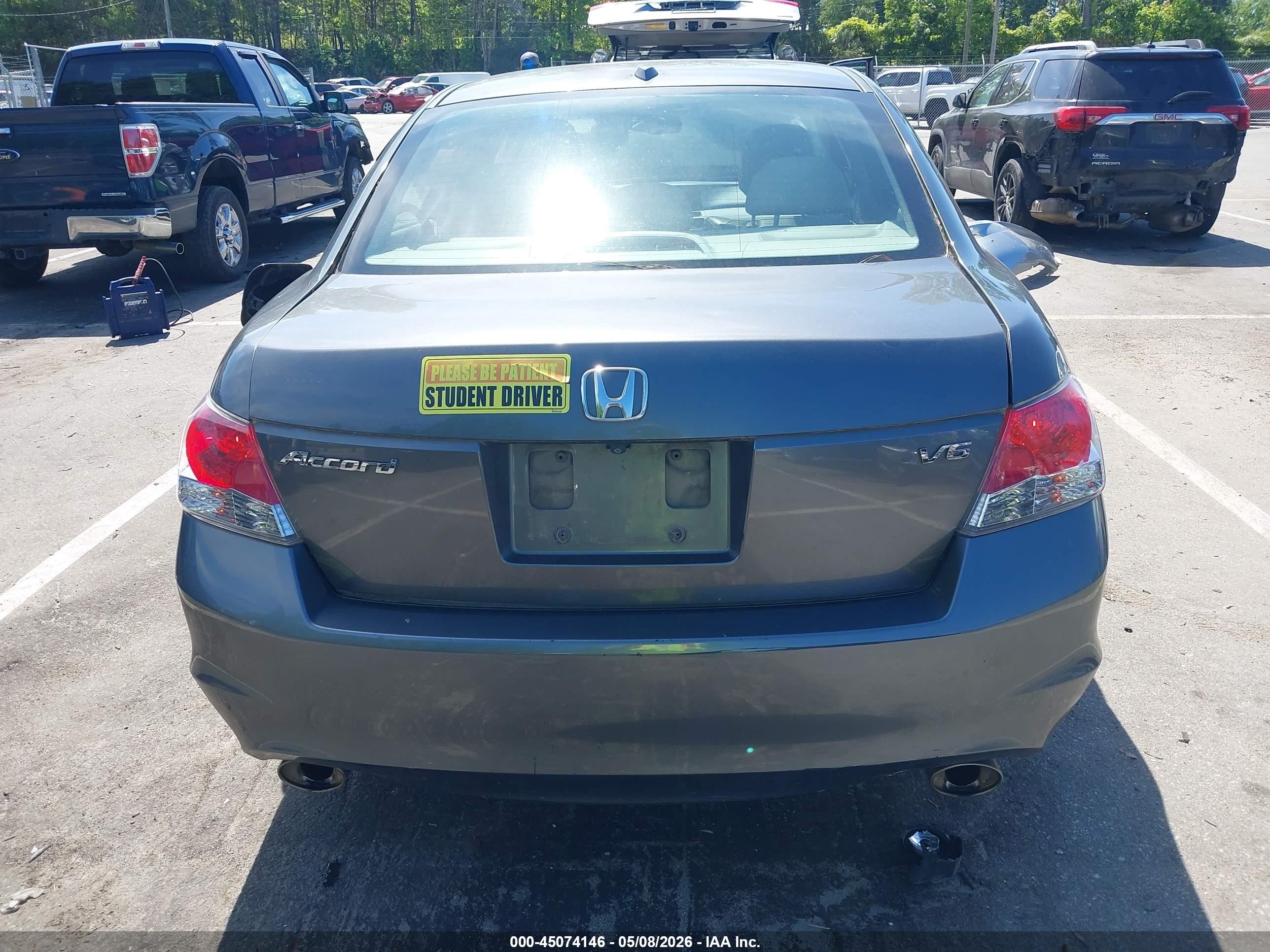 2010 Honda Accord 3.5 Ex-l Gray vin: 1HGCP3F89AA008327