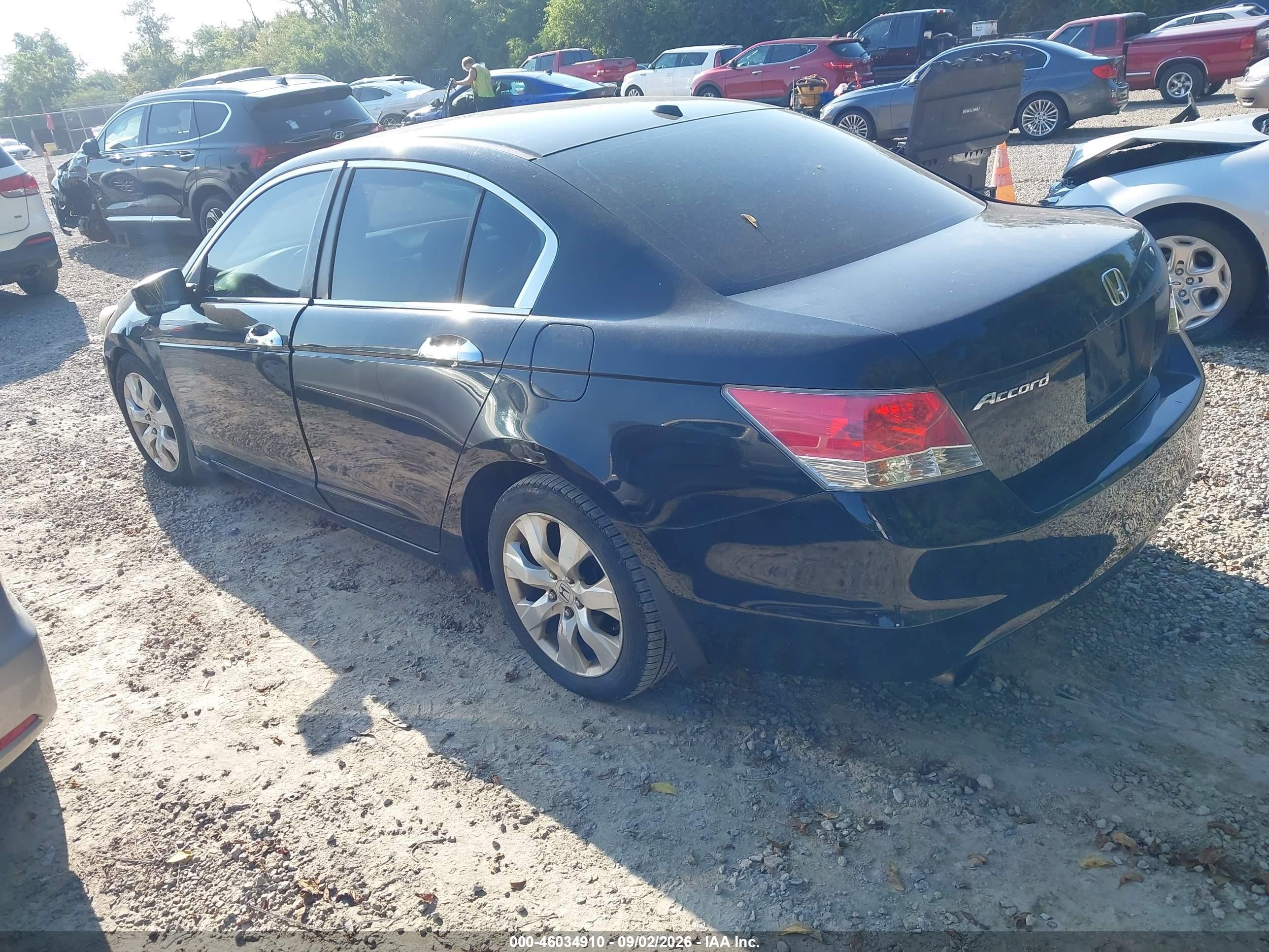 2010 Honda Accord 3.5 Ex-l Black vin: 1HGCP3F89AA008800