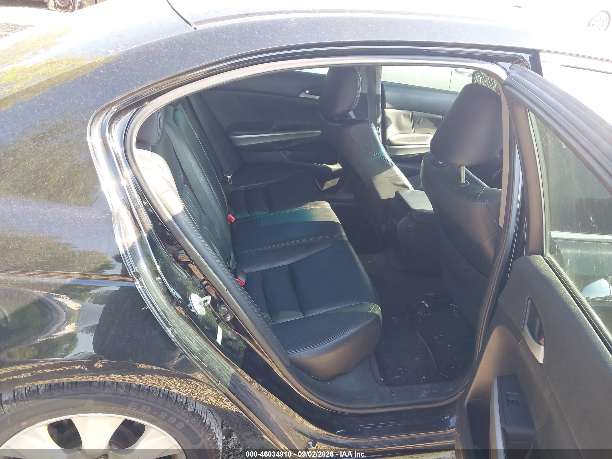 2010 Honda Accord 3.5 Ex-l Black vin: 1HGCP3F89AA008800