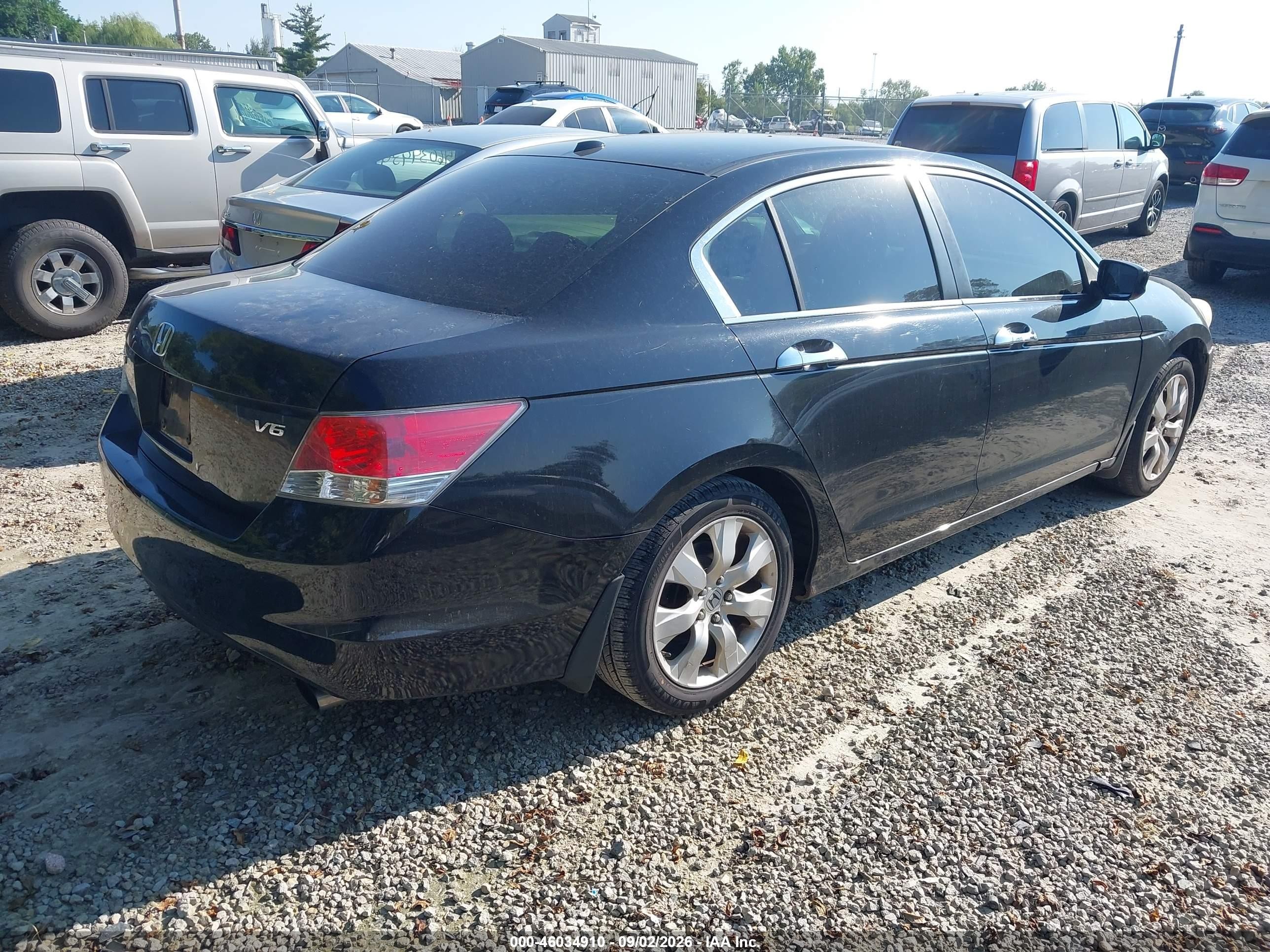2010 Honda Accord 3.5 Ex-l Black vin: 1HGCP3F89AA008800
