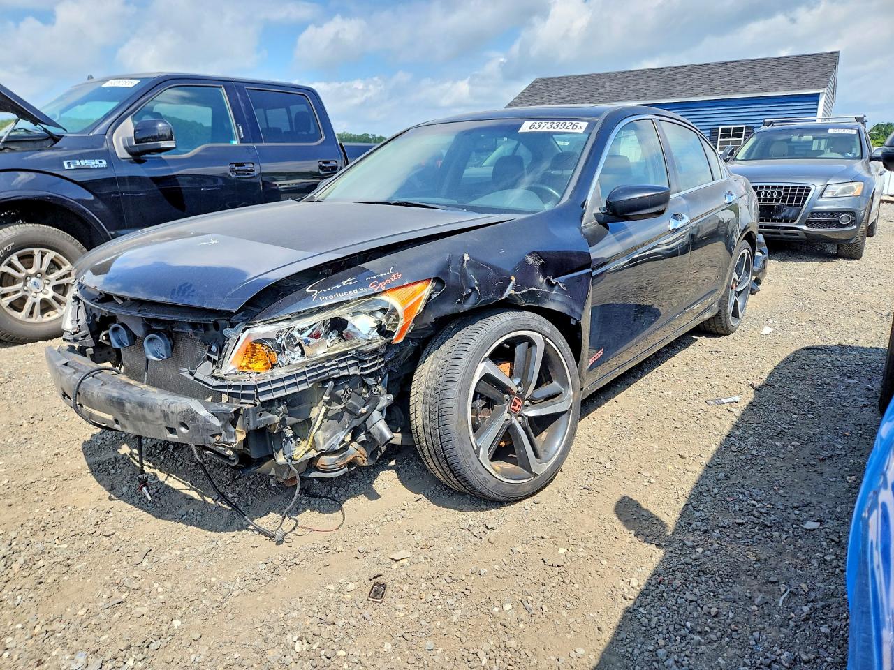 2010 Honda Accord Exl Black vin: 1HGCP3F89AA011390