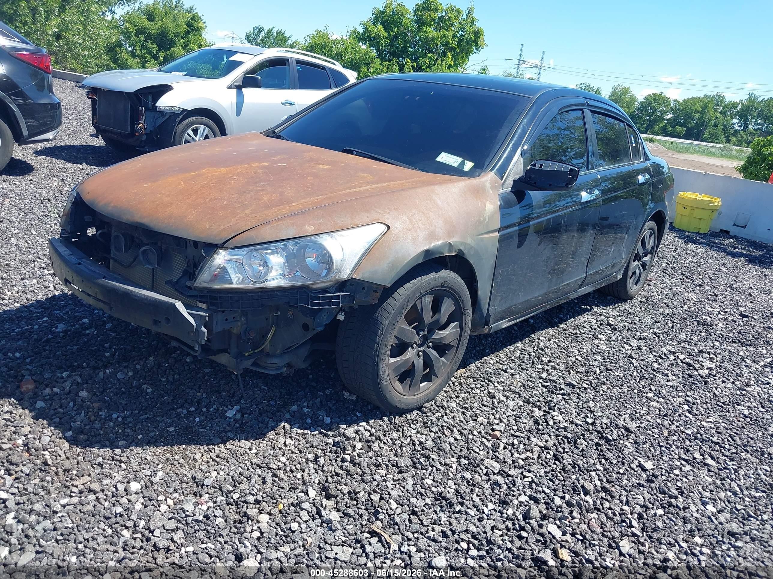 2010 Honda Accord 3.5 Ex-l Black vin: 1HGCP3F89AA012751
