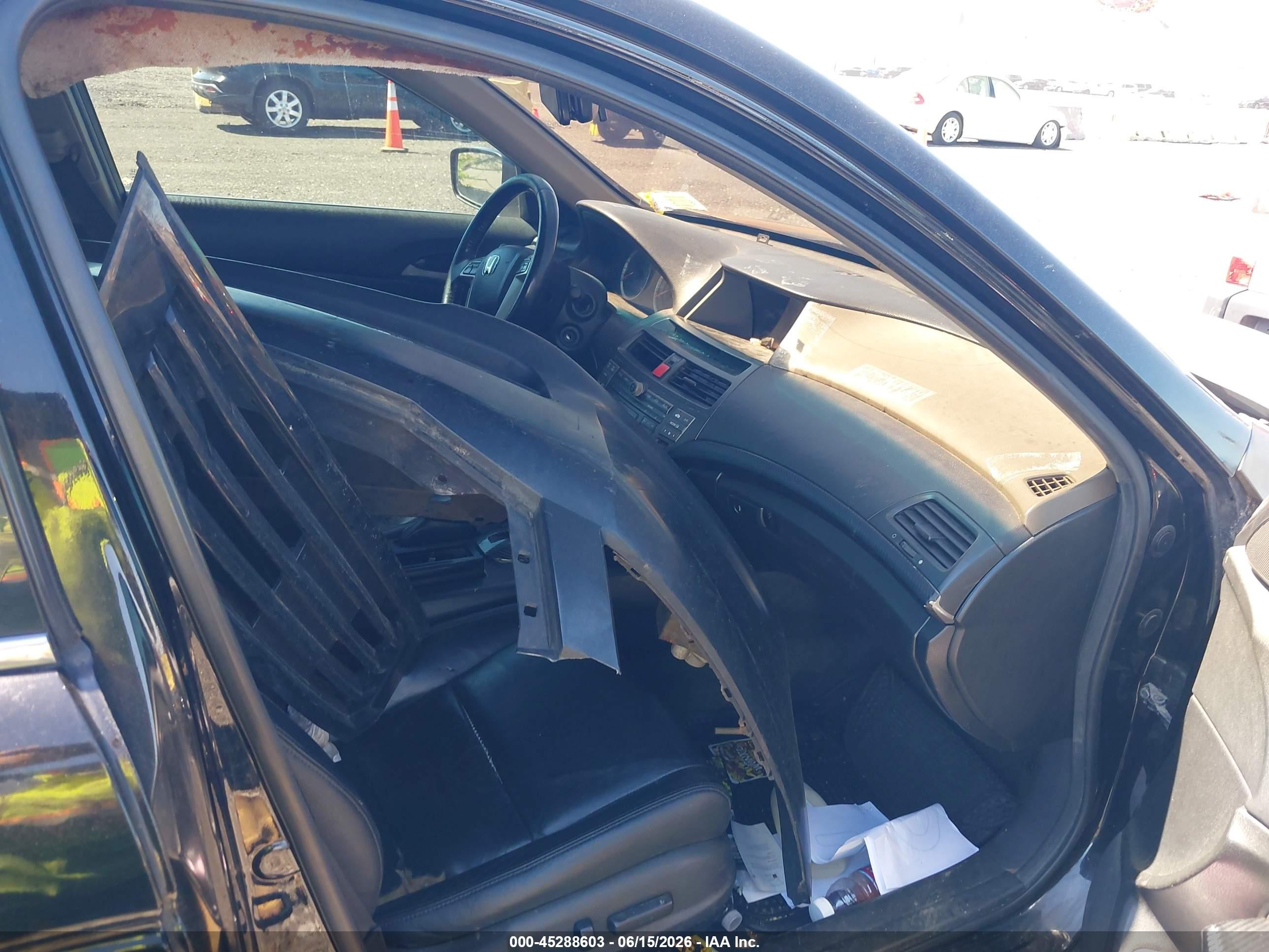2010 Honda Accord 3.5 Ex-l Black vin: 1HGCP3F89AA012751