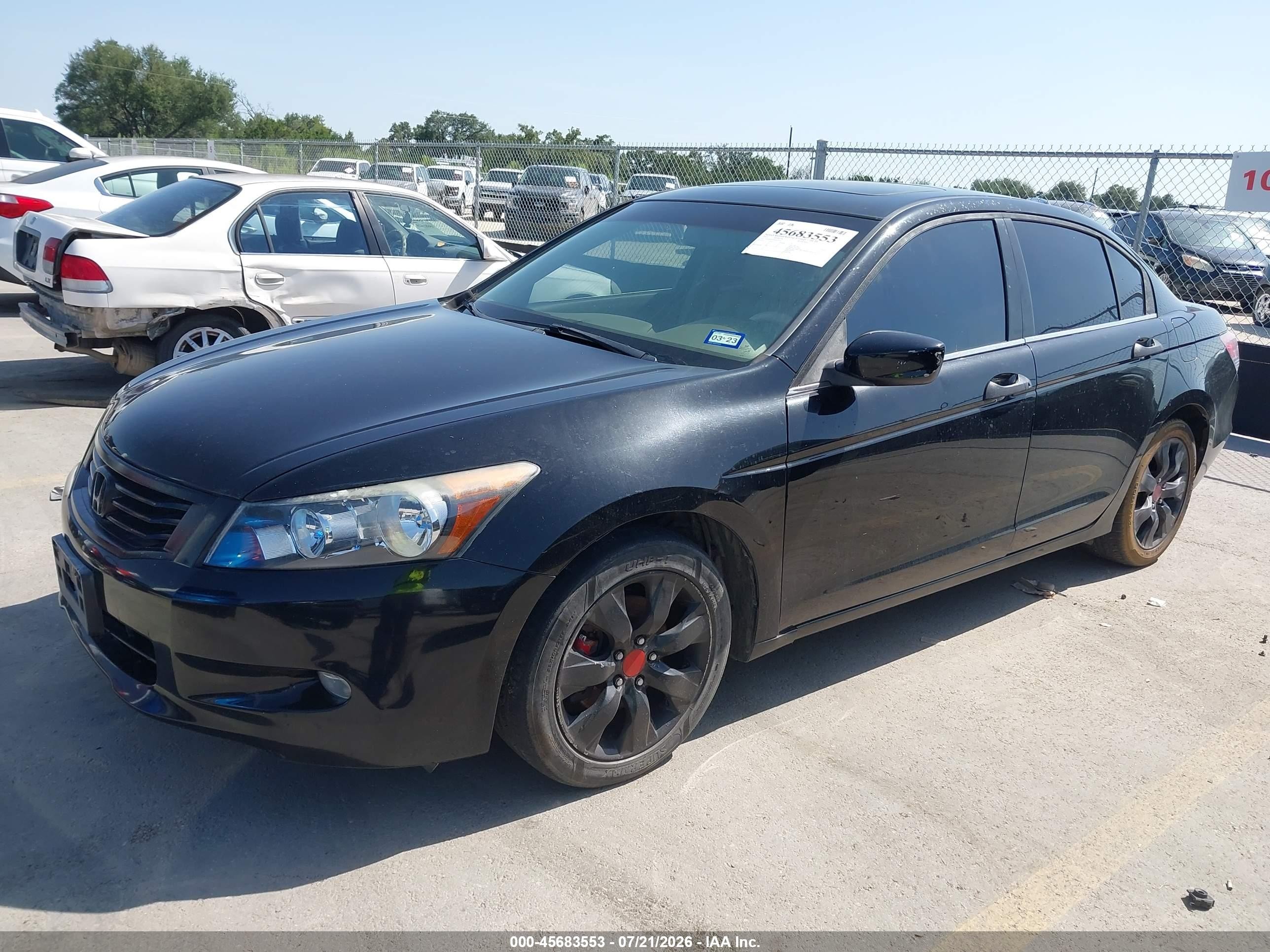 2010 Honda Accord 3.5 Ex-l Black vin: 1HGCP3F89AA021417
