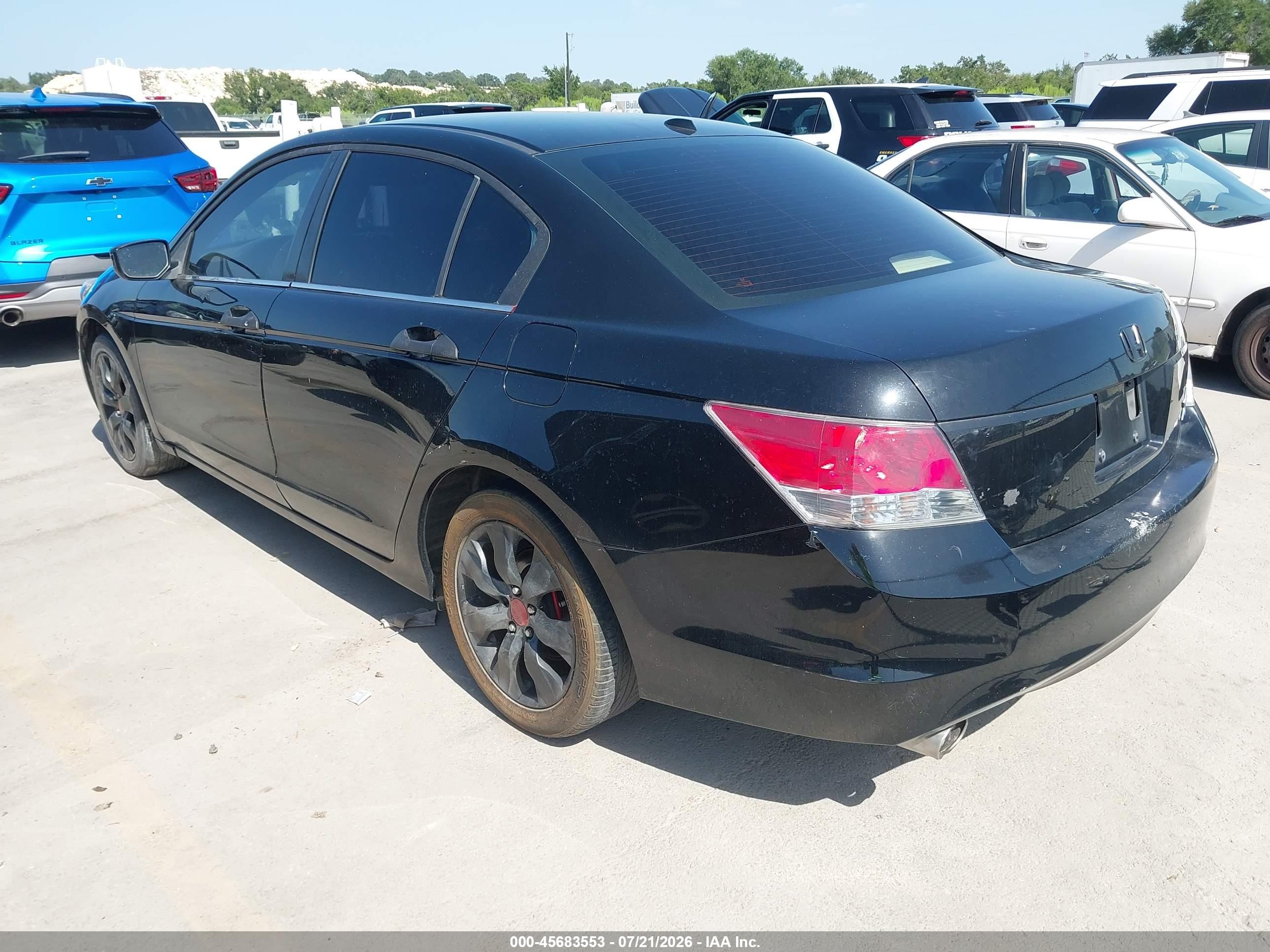 2010 Honda Accord 3.5 Ex-l Black vin: 1HGCP3F89AA021417