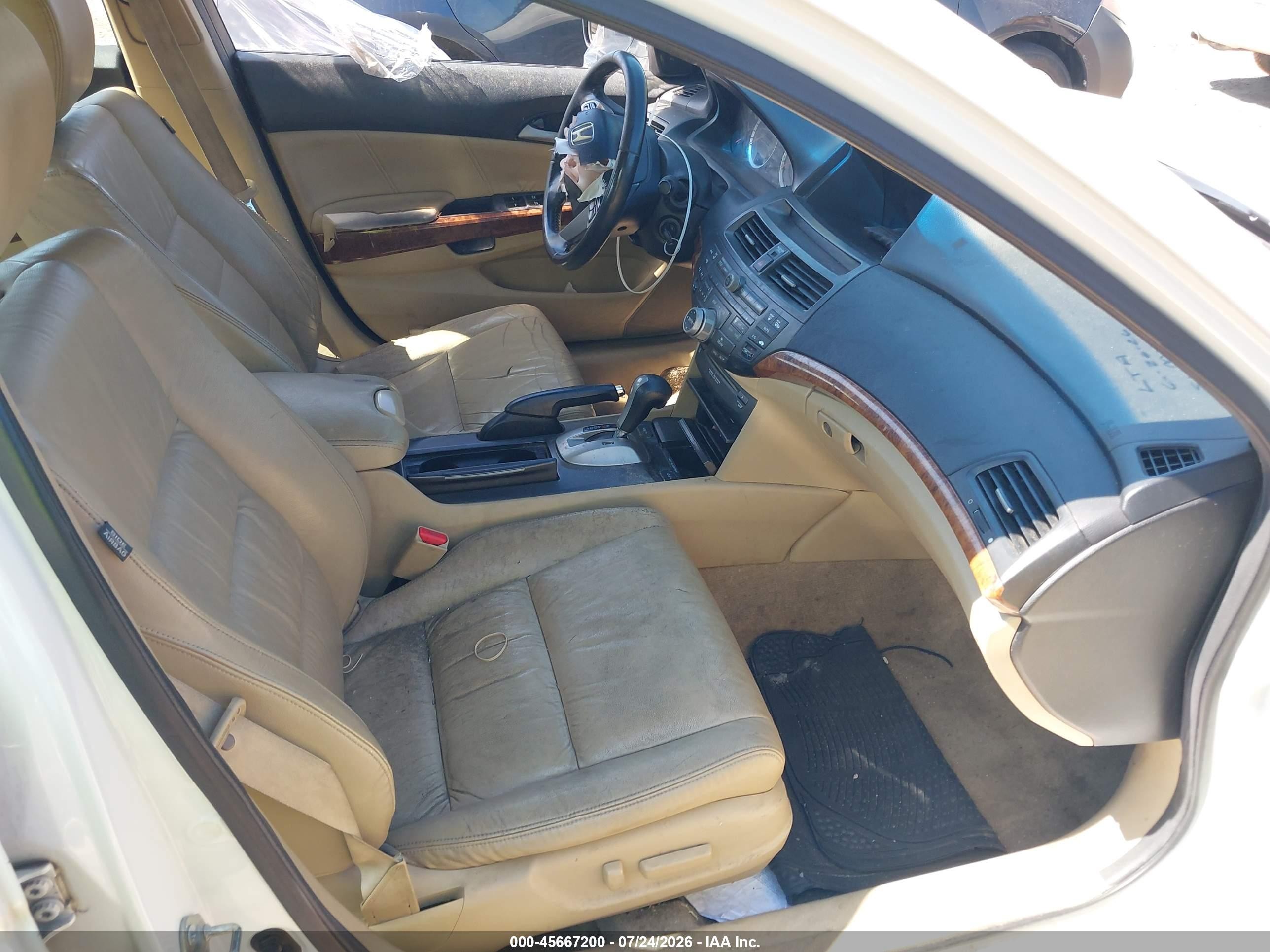 2011 Honda Accord 3.5 Ex-l Белый vin: 1HGCP3F89BA000231