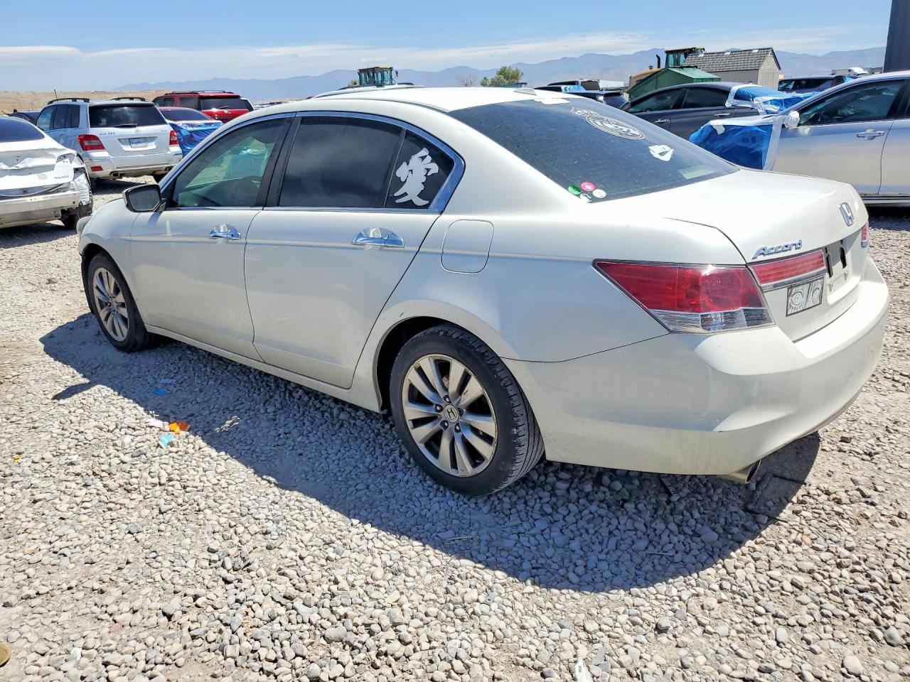 2011 Honda Accord Exl Белый vin: 1HGCP3F89BA003551