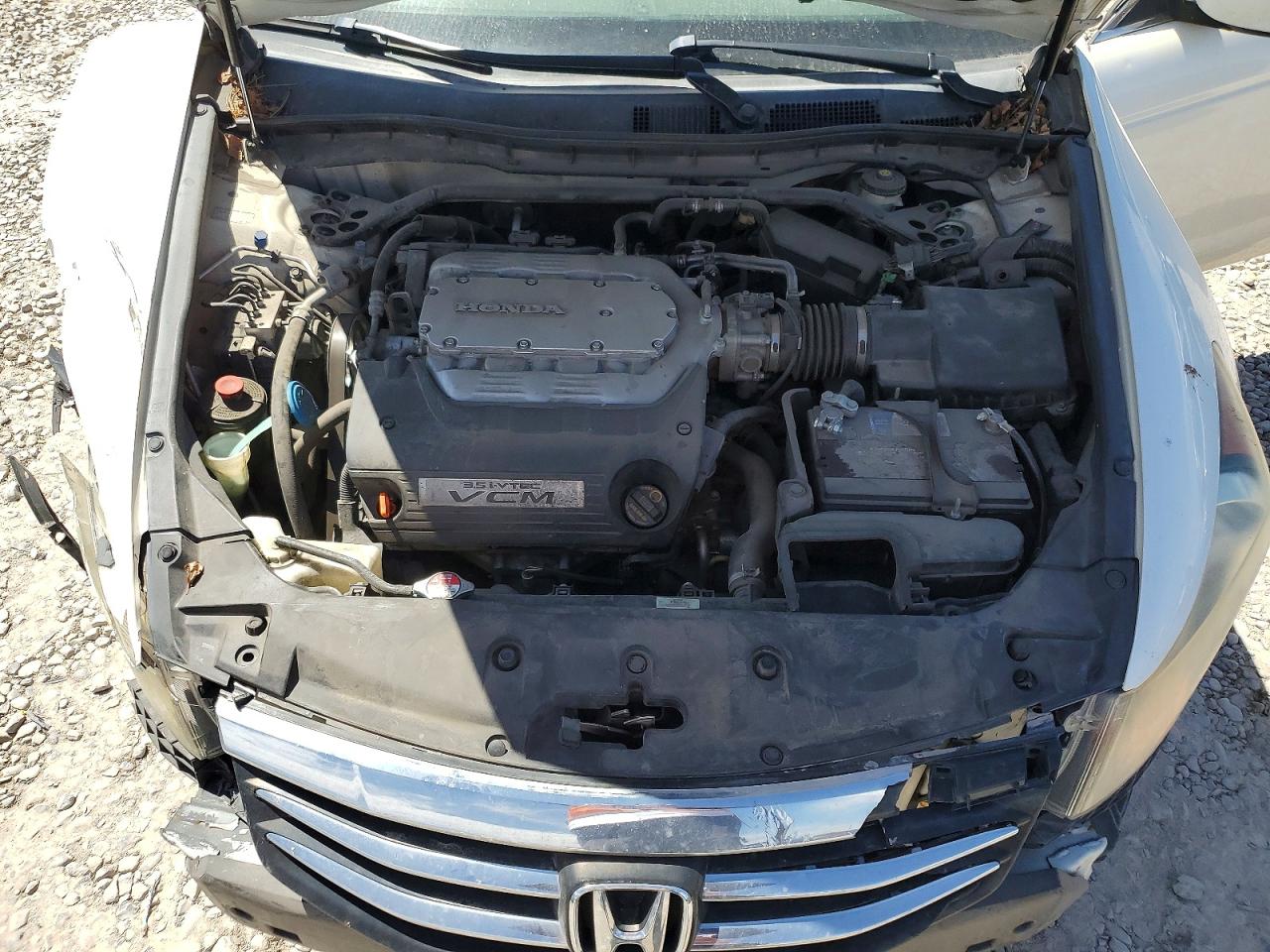 2011 Honda Accord Exl Белый vin: 1HGCP3F89BA003551