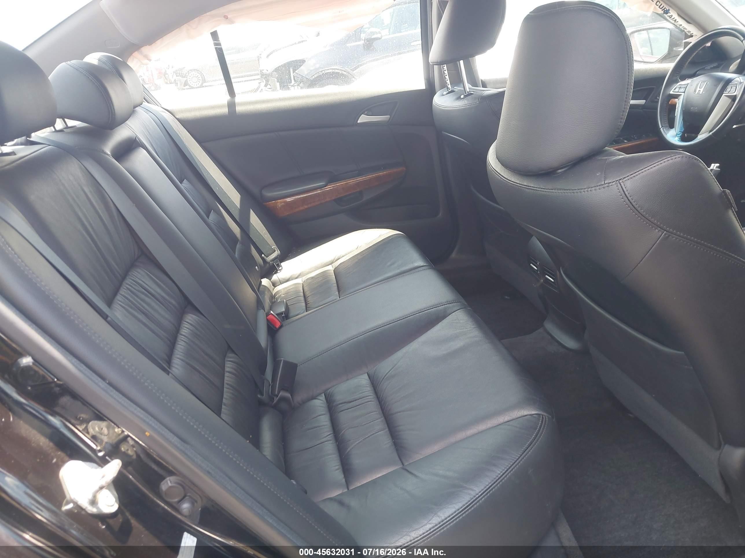 2011 Honda Accord 3.5 Ex-l Black vin: 1HGCP3F89BA008460