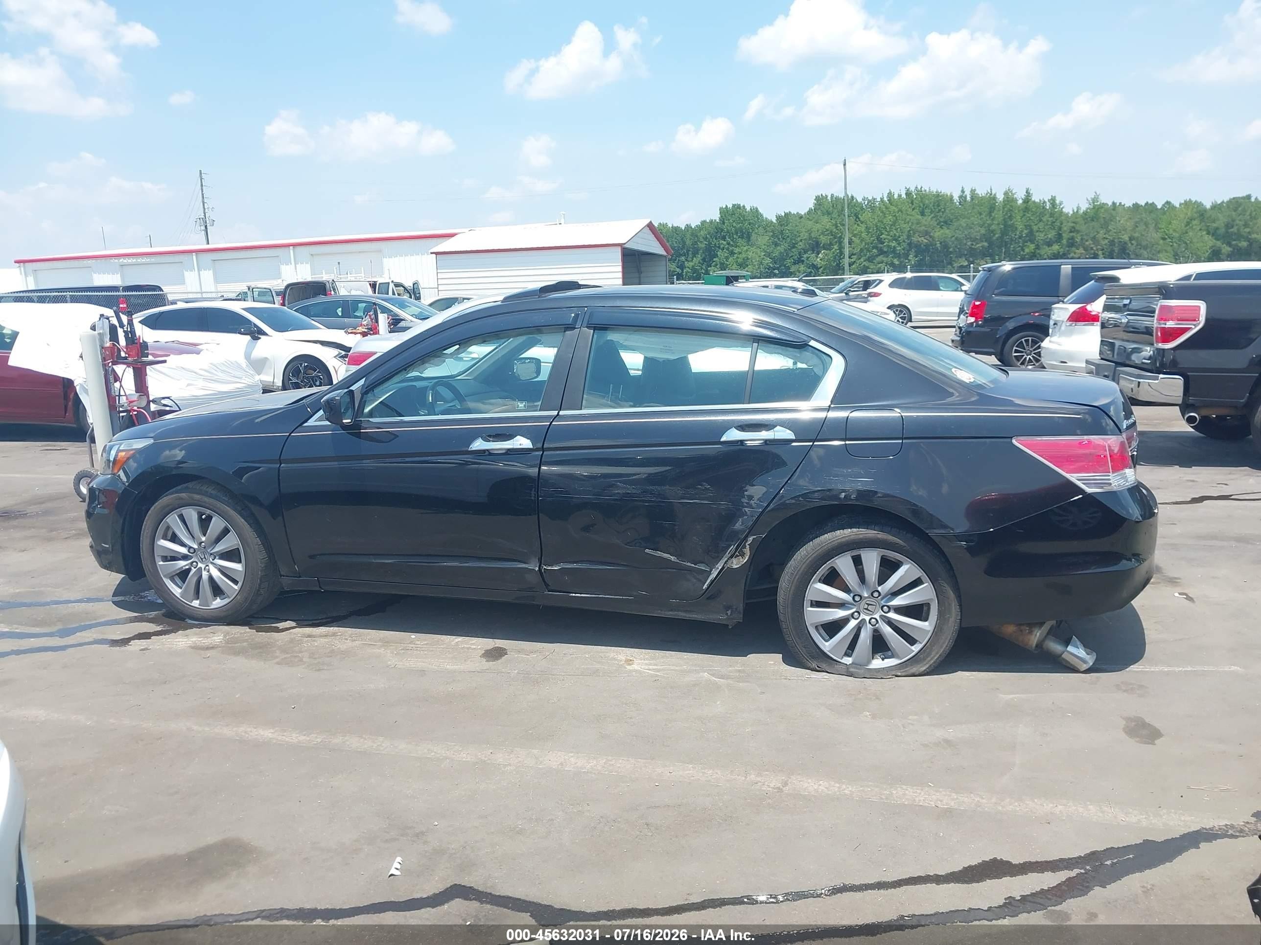 2011 Honda Accord 3.5 Ex-l Black vin: 1HGCP3F89BA008460