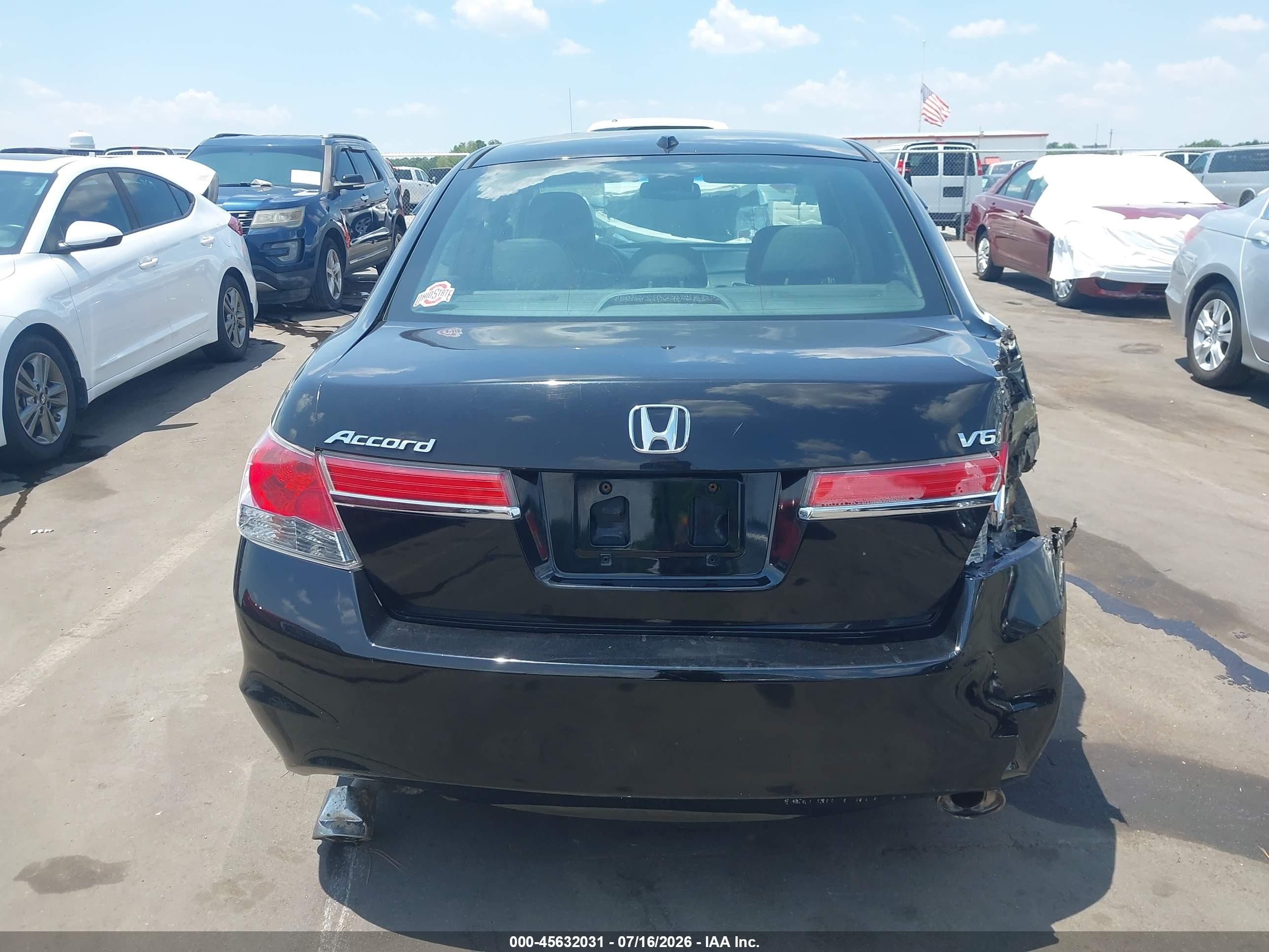2011 Honda Accord 3.5 Ex-l Black vin: 1HGCP3F89BA008460