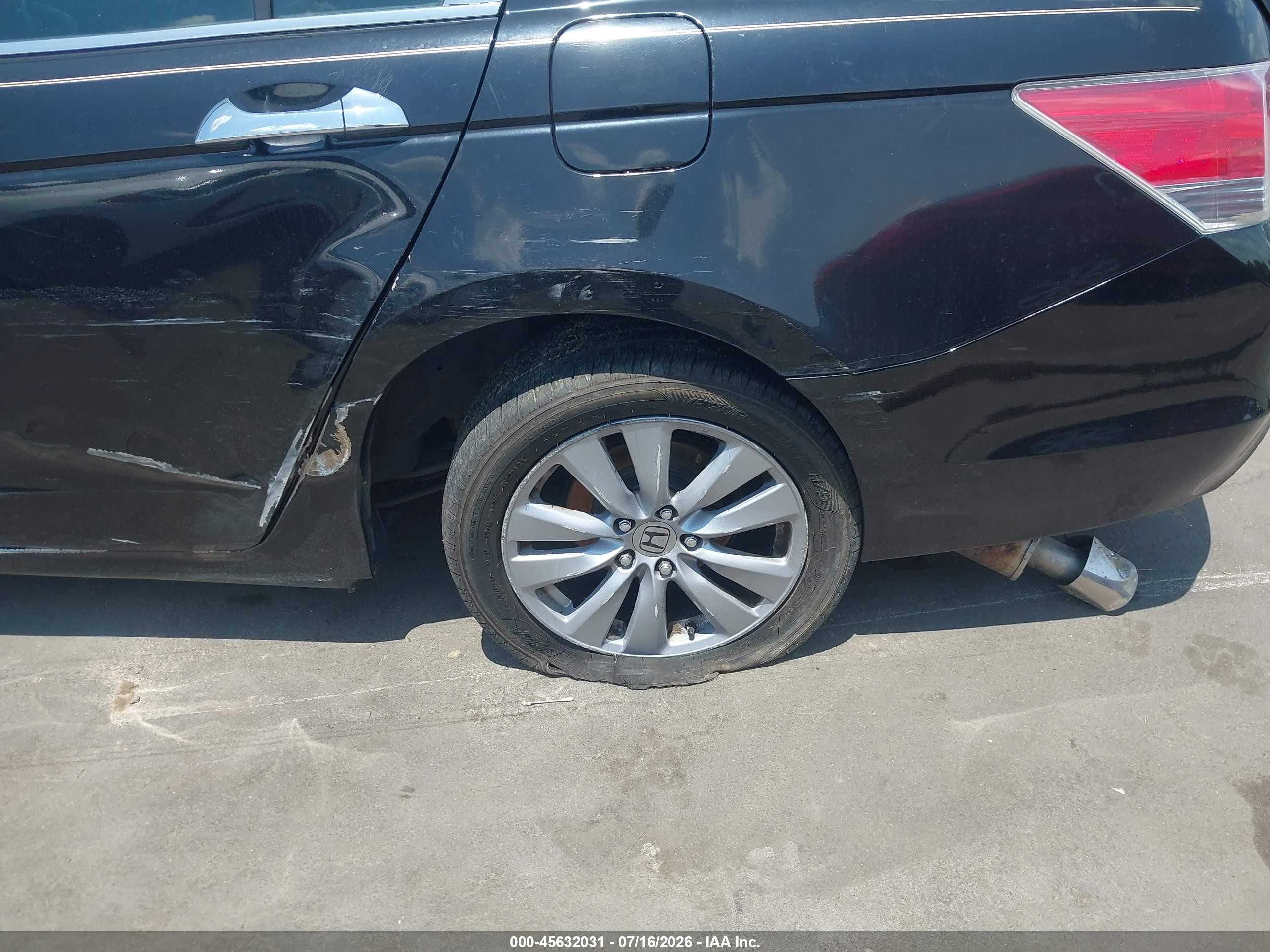 2011 Honda Accord 3.5 Ex-l Black vin: 1HGCP3F89BA008460