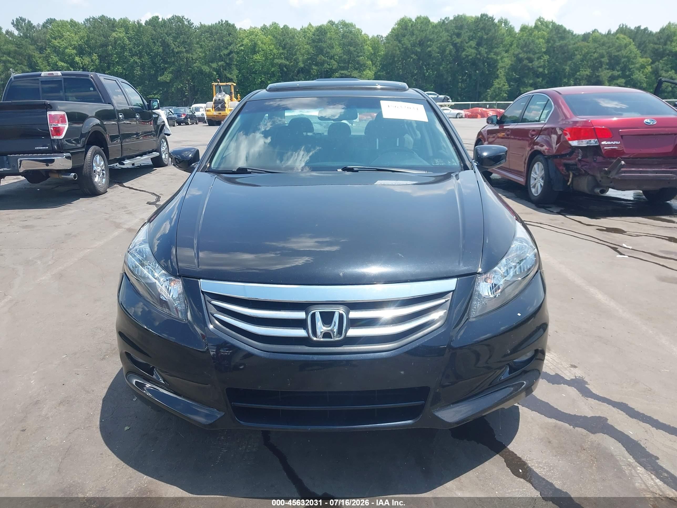 2011 Honda Accord 3.5 Ex-l Black vin: 1HGCP3F89BA008460
