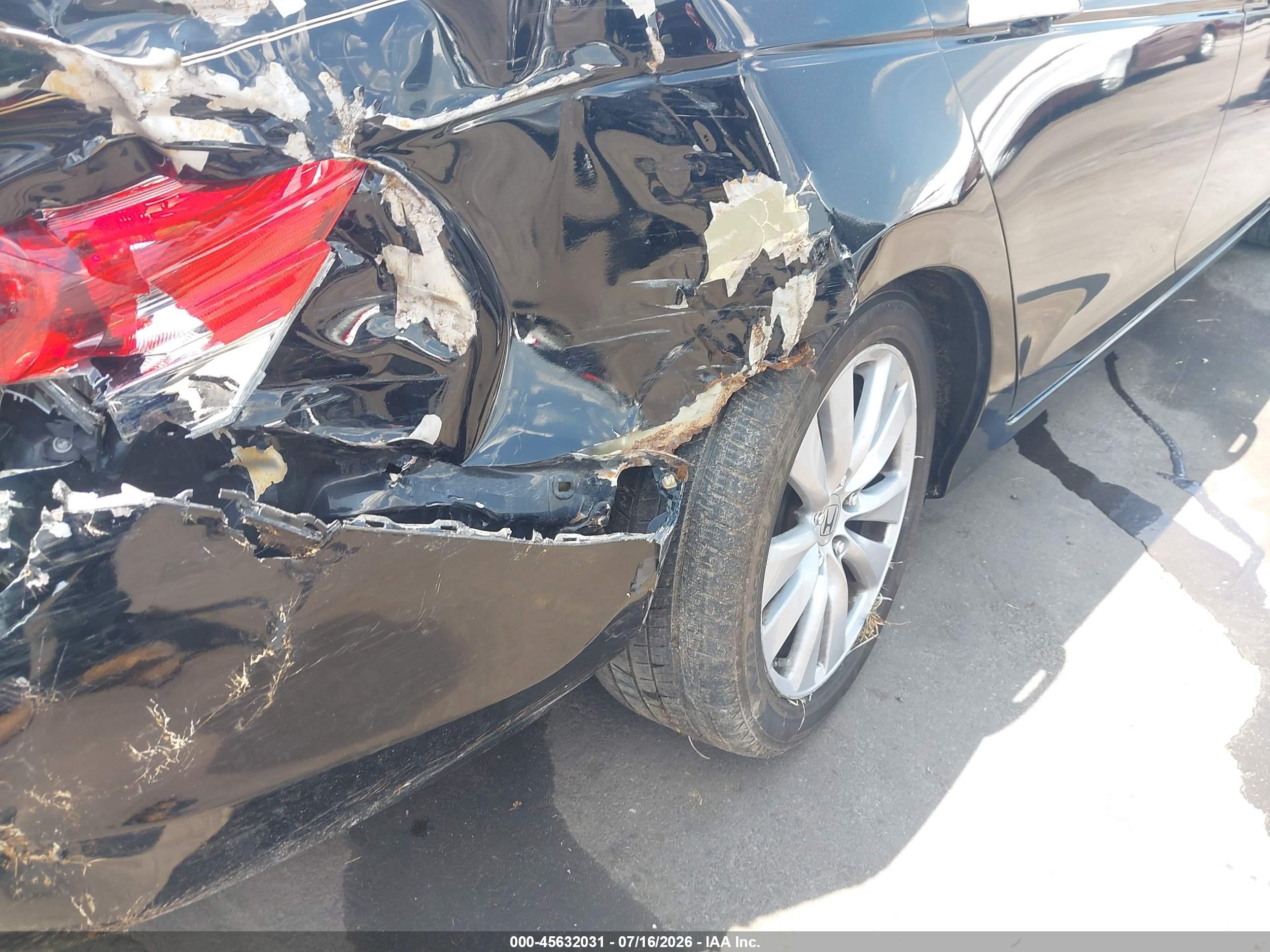 2011 Honda Accord 3.5 Ex-l Black vin: 1HGCP3F89BA008460