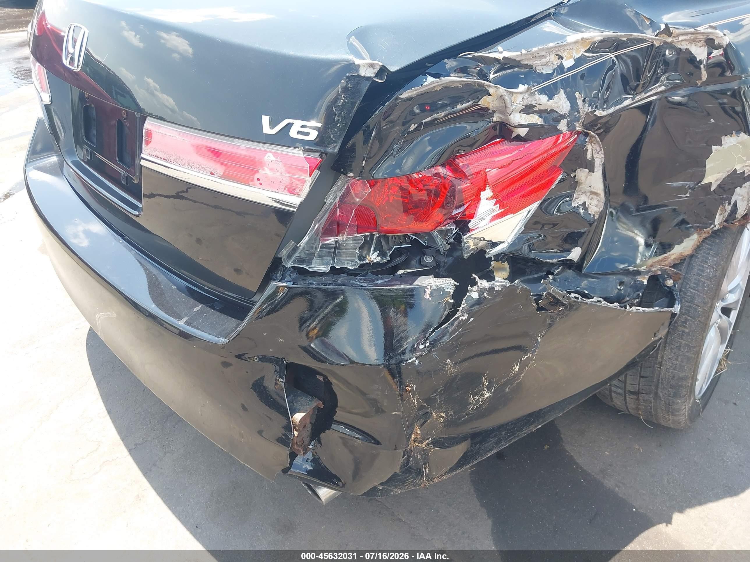 2011 Honda Accord 3.5 Ex-l Black vin: 1HGCP3F89BA008460