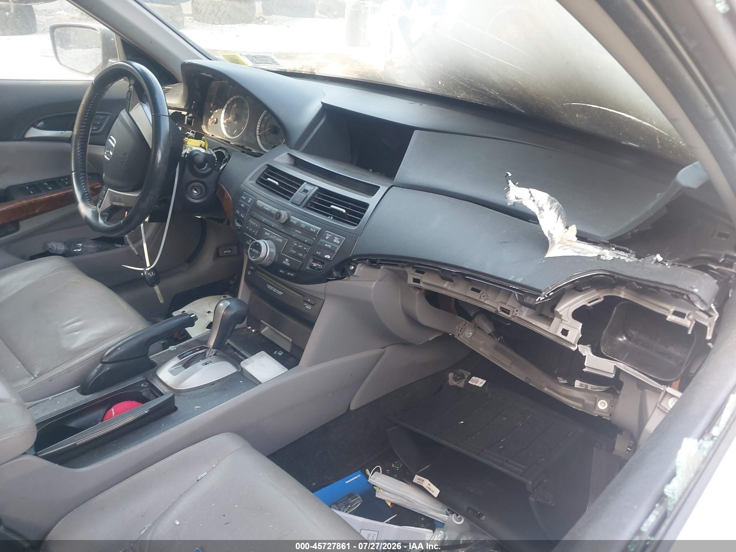 2011 Honda Accord 3.5 Ex-l Gray vin: 1HGCP3F89BA010628