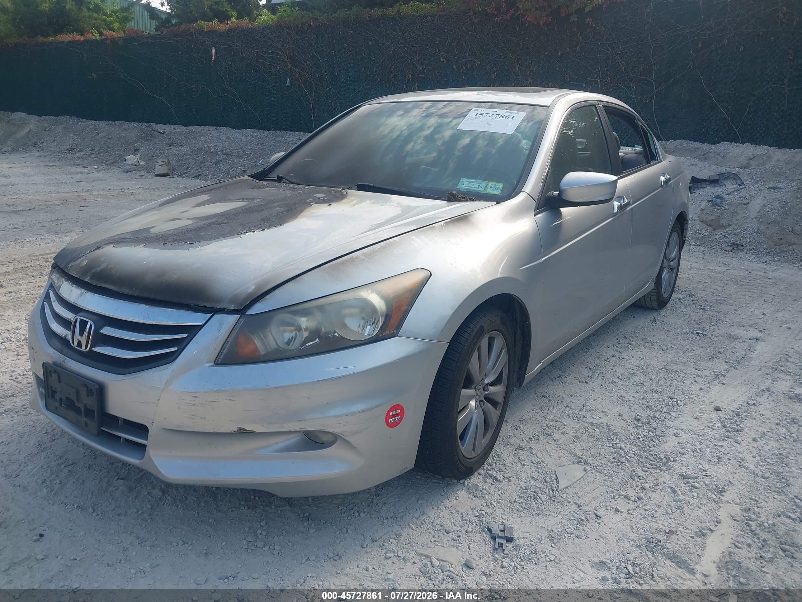 2011 Honda Accord 3.5 Ex-l Gray vin: 1HGCP3F89BA010628