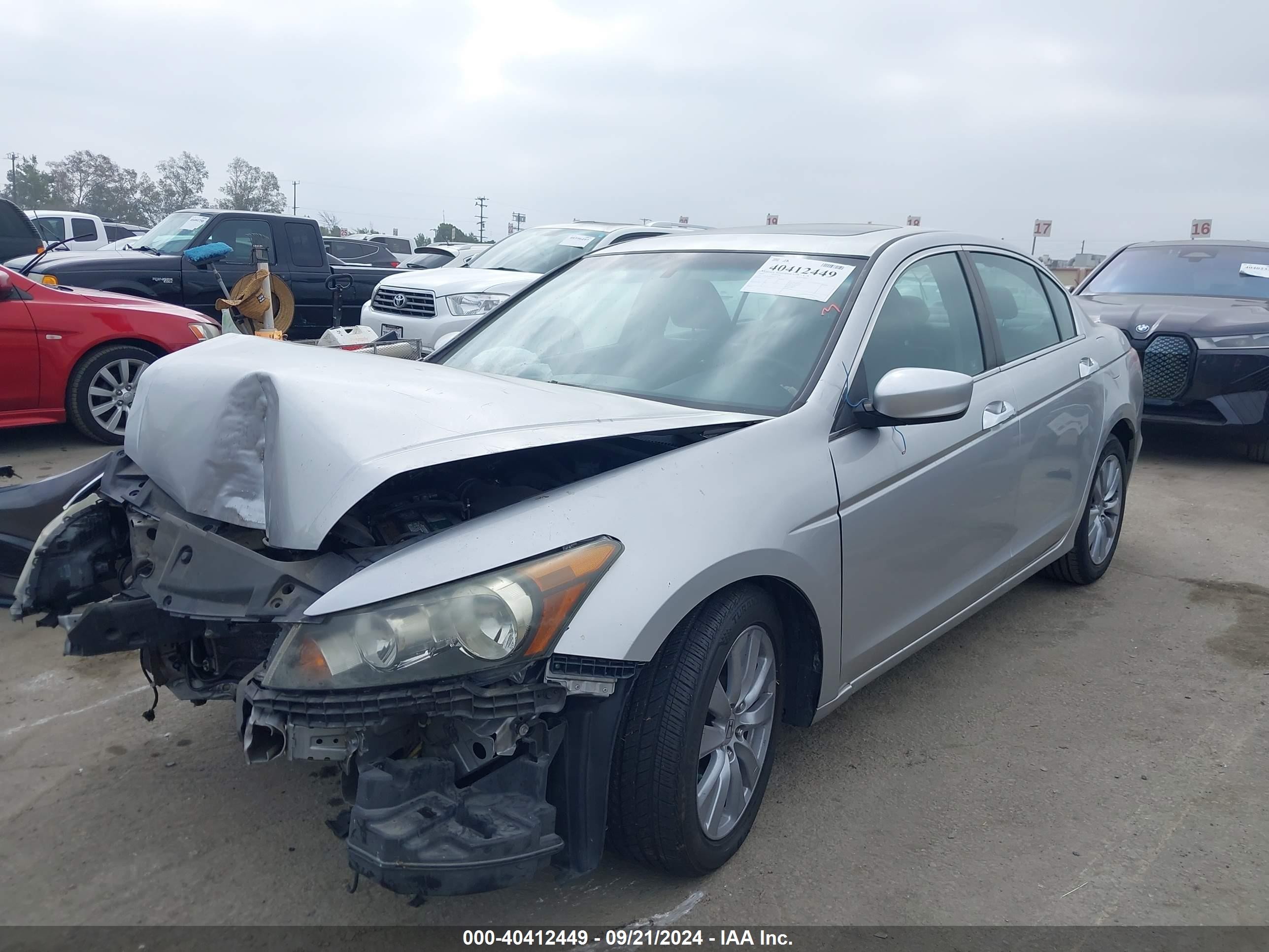 2011 Honda Accord 3.5 Ex-l Silver vin: 1HGCP3F89BA017823