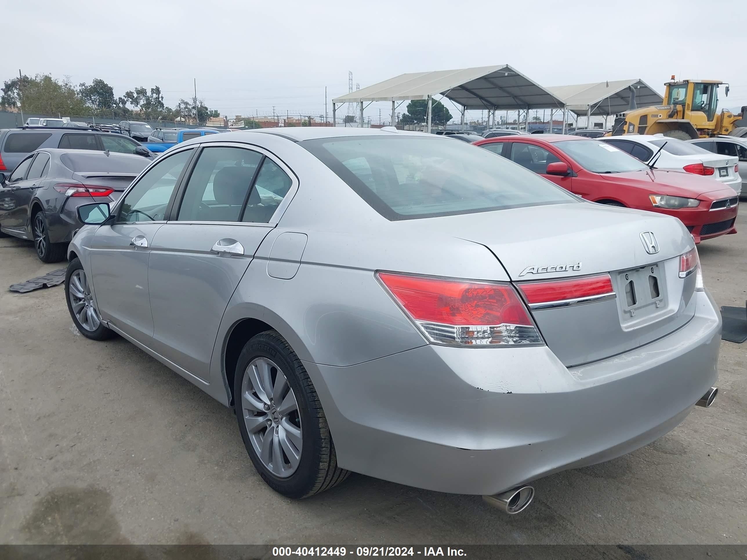 2011 Honda Accord 3.5 Ex-l Silver vin: 1HGCP3F89BA017823