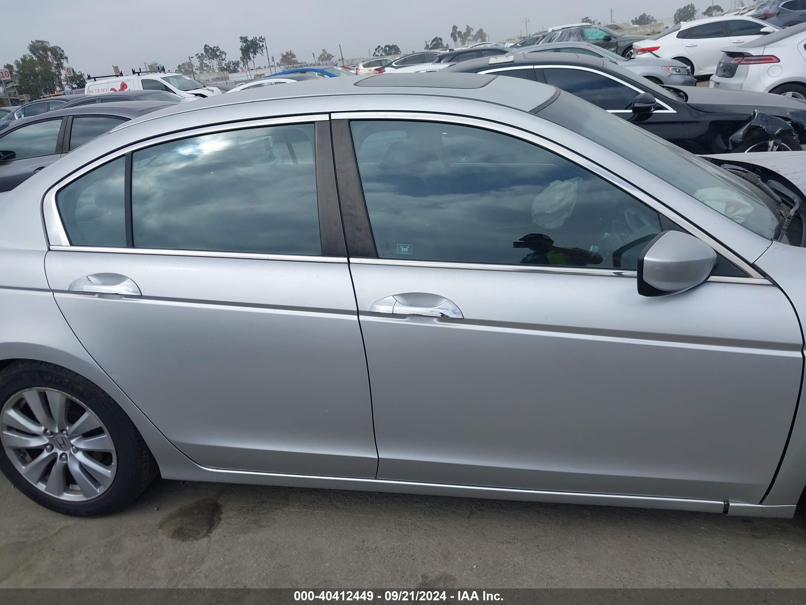 2011 Honda Accord 3.5 Ex-l Silver vin: 1HGCP3F89BA017823