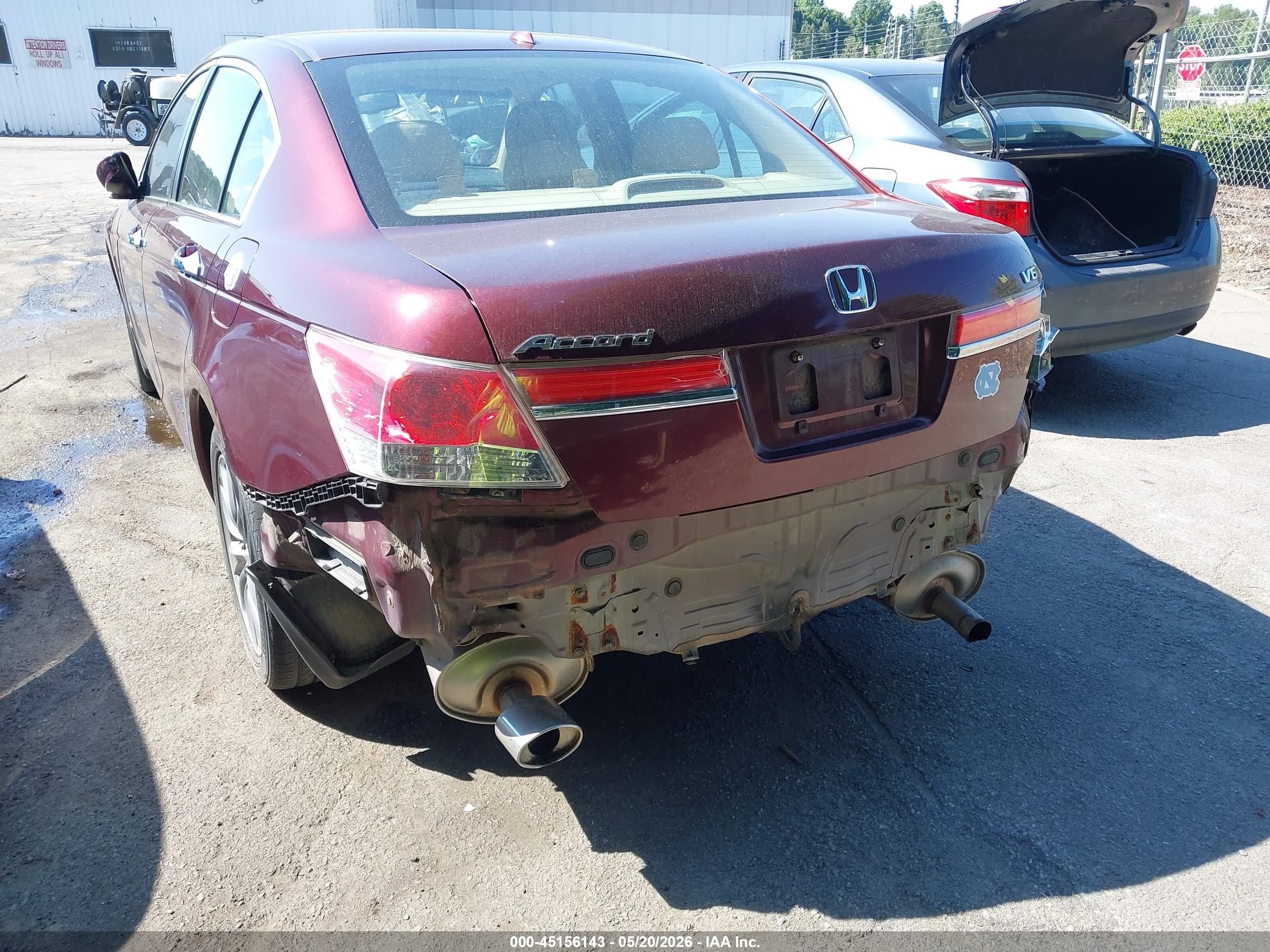 2011 Honda Accord 3.5 Ex-l Burgundy vin: 1HGCP3F89BA019698