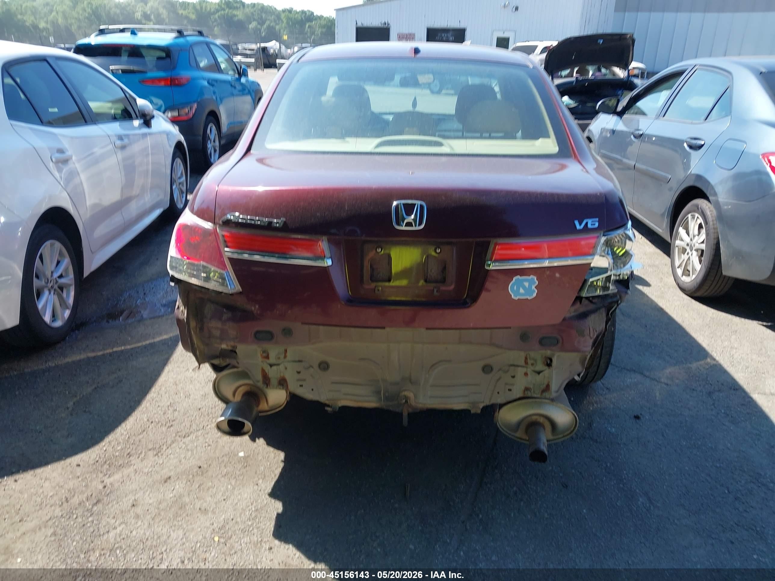 2011 Honda Accord 3.5 Ex-l Burgundy vin: 1HGCP3F89BA019698