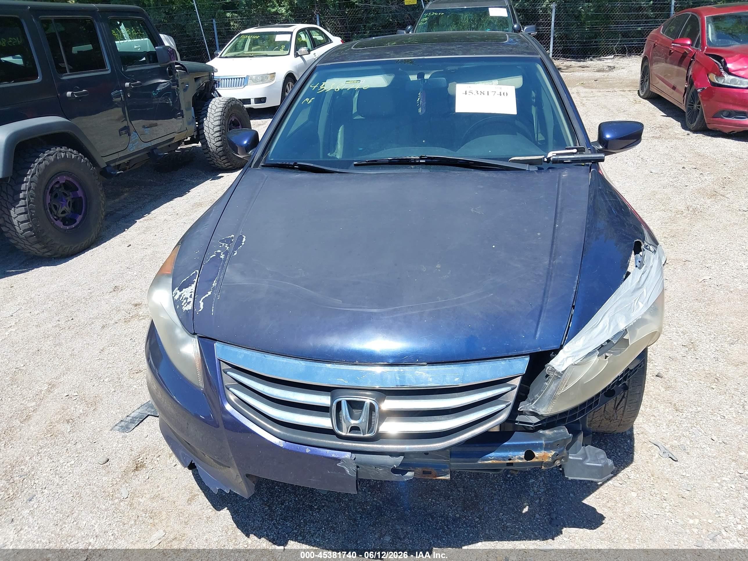 2011 Honda Accord 3.5 Ex-l Black vin: 1HGCP3F89BA021449