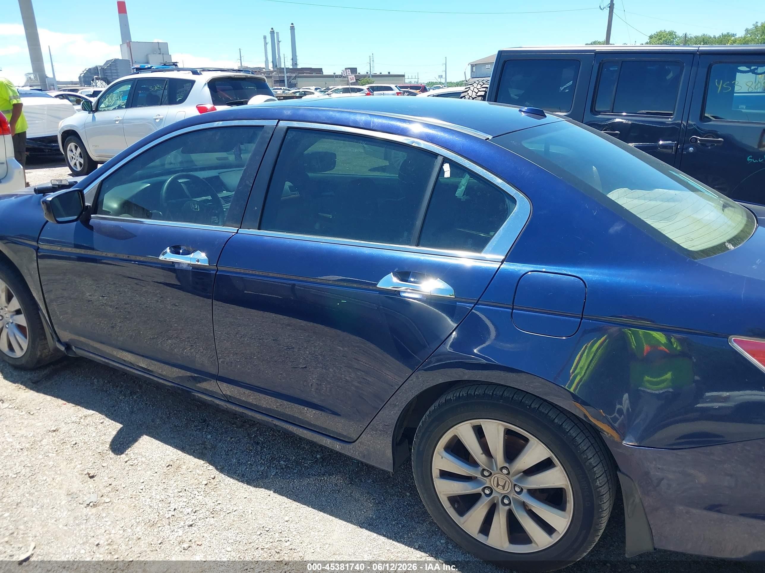 2011 Honda Accord 3.5 Ex-l Black vin: 1HGCP3F89BA021449