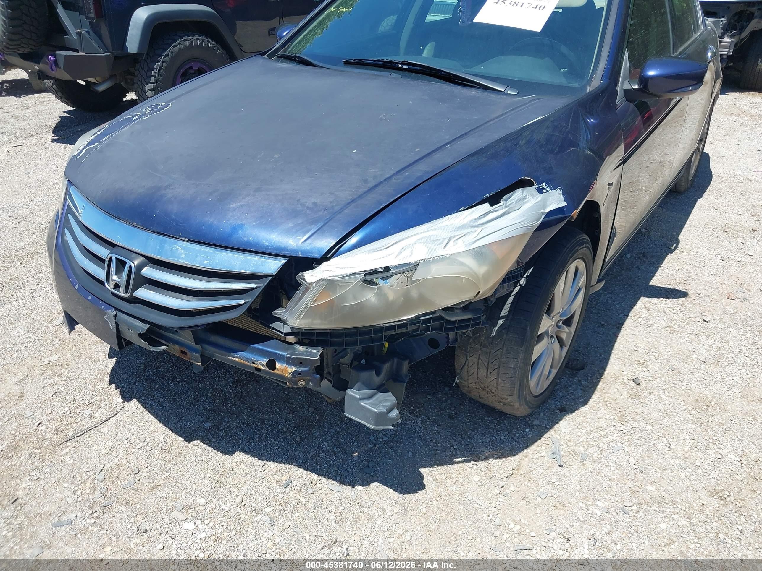 2011 Honda Accord 3.5 Ex-l Black vin: 1HGCP3F89BA021449