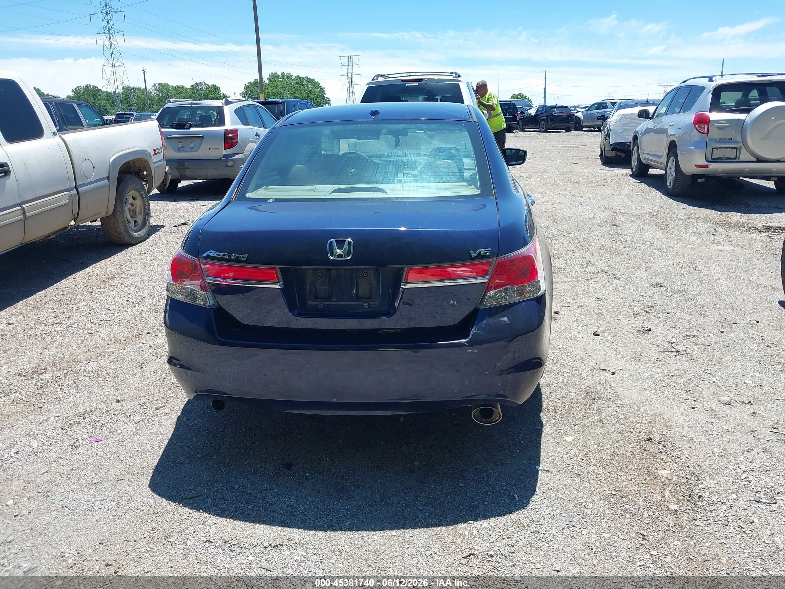 2011 Honda Accord 3.5 Ex-l Black vin: 1HGCP3F89BA021449