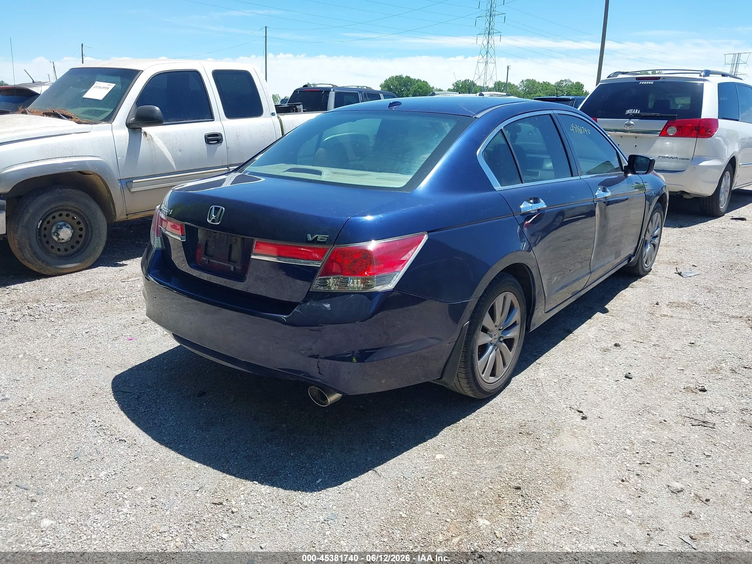2011 Honda Accord 3.5 Ex-l Black vin: 1HGCP3F89BA021449