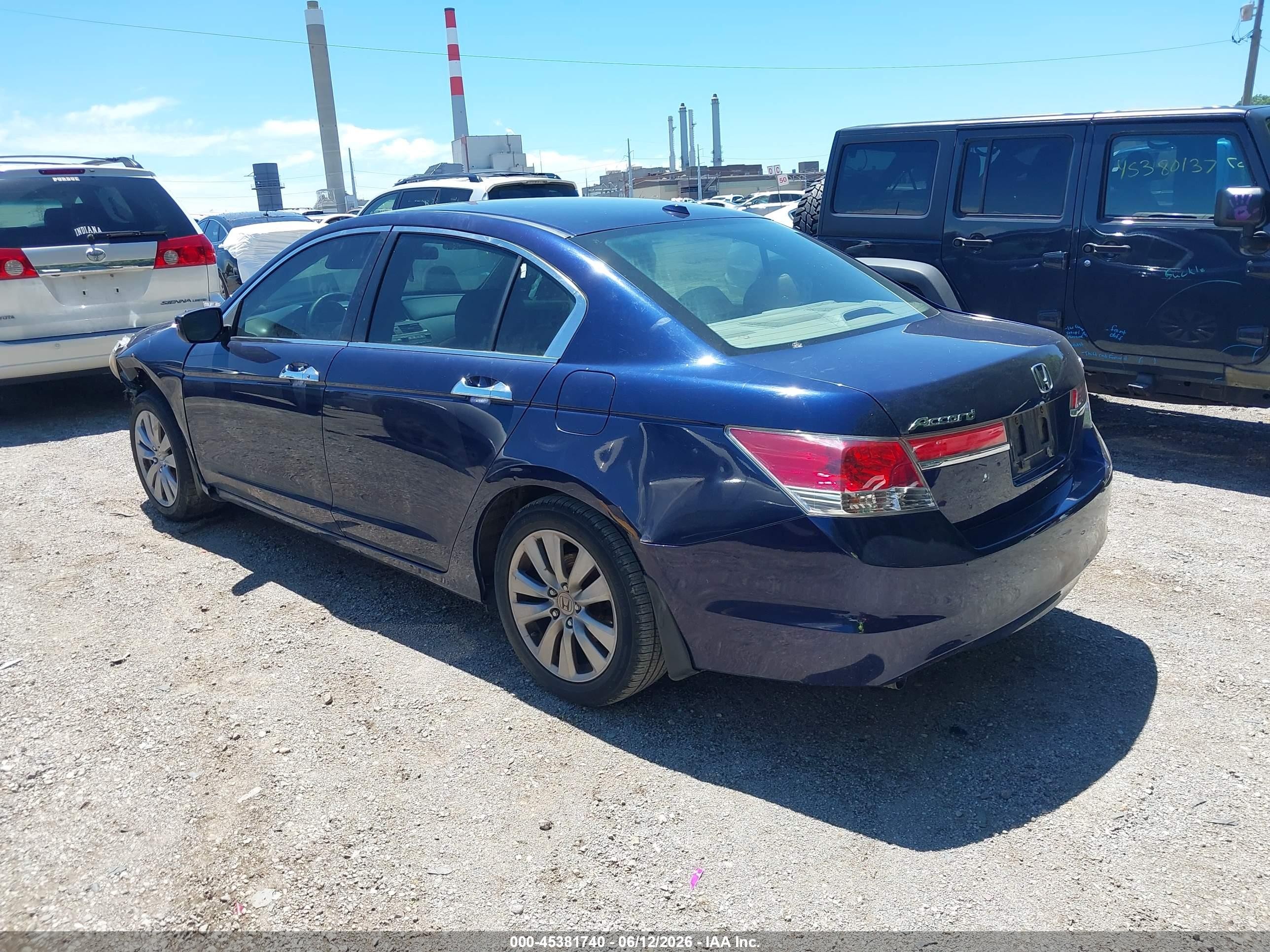 2011 Honda Accord 3.5 Ex-l Black vin: 1HGCP3F89BA021449