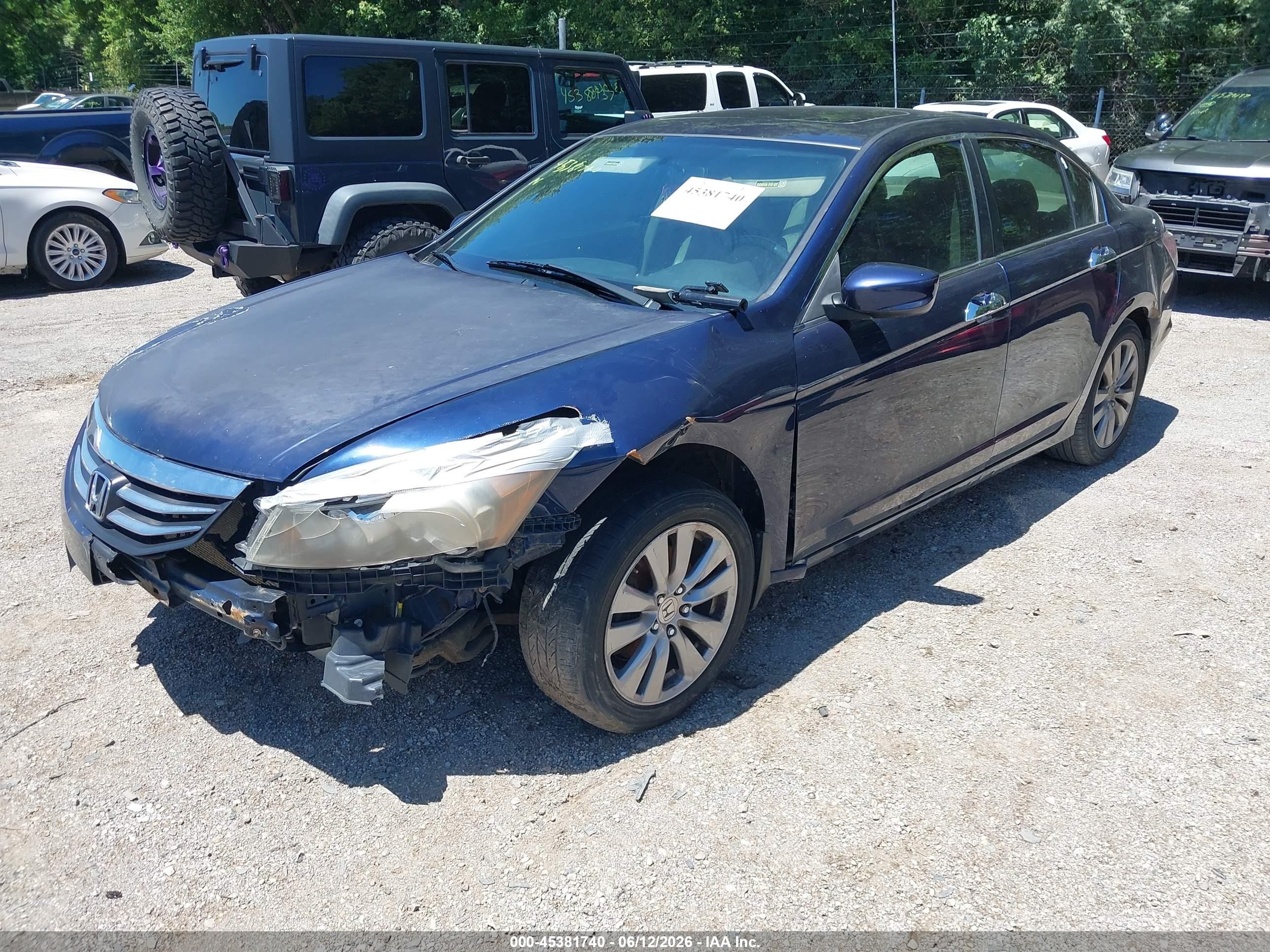 2011 Honda Accord 3.5 Ex-l Black vin: 1HGCP3F89BA021449