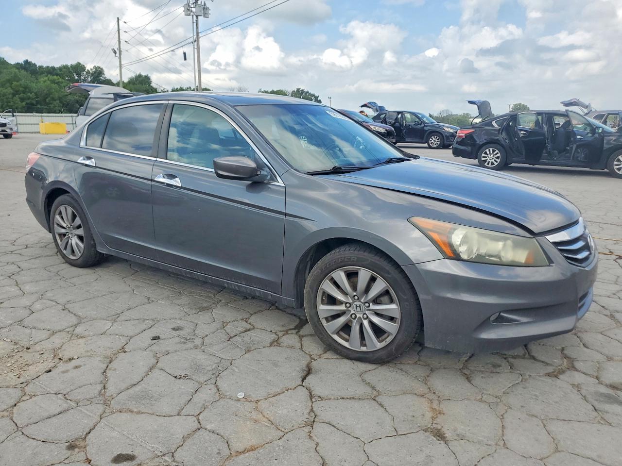 2011 Honda Accord Exl Gray vin: 1HGCP3F89BA022620