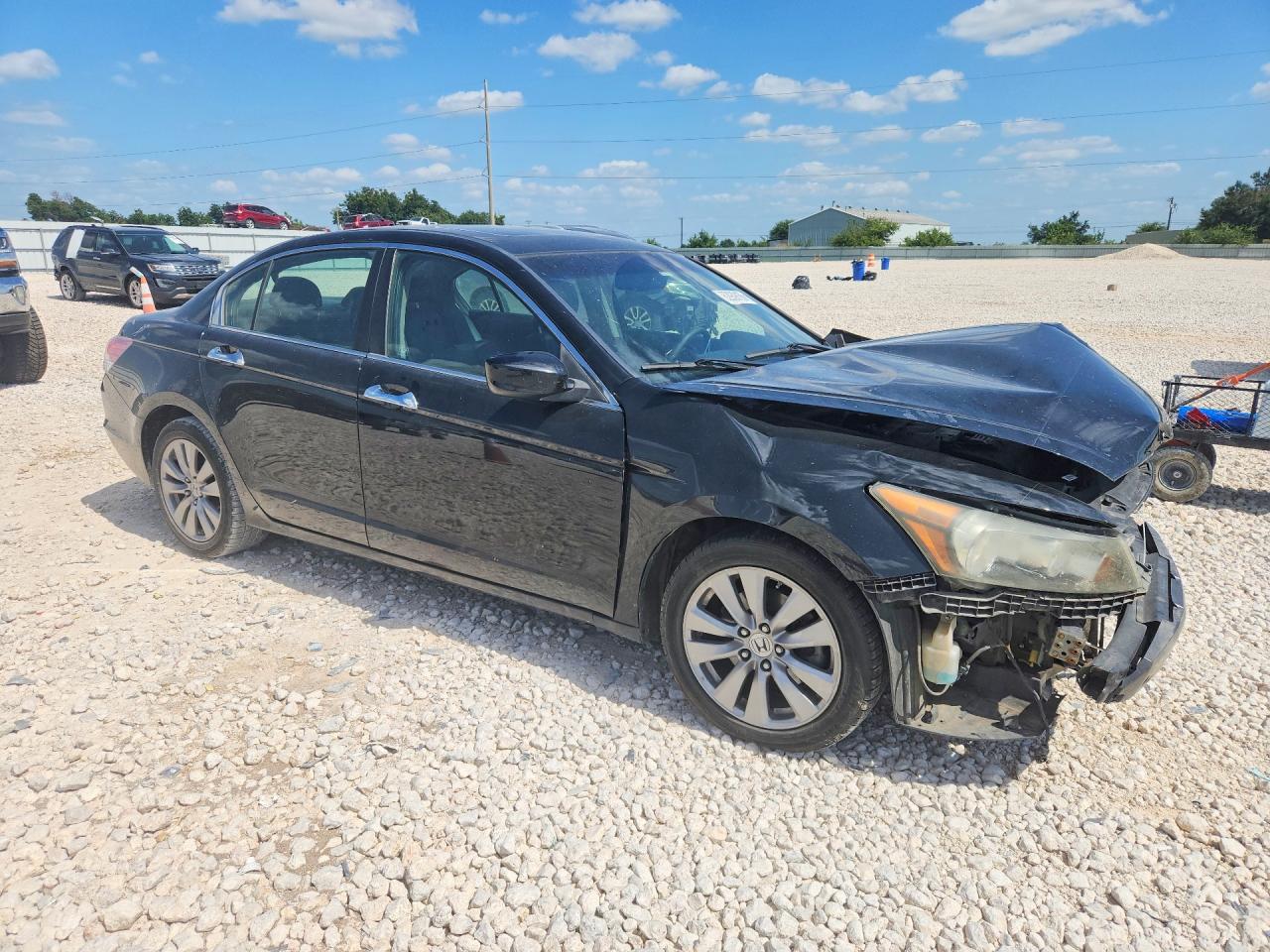 2011 Honda Accord Exl Черный vin: 1HGCP3F89BA024707