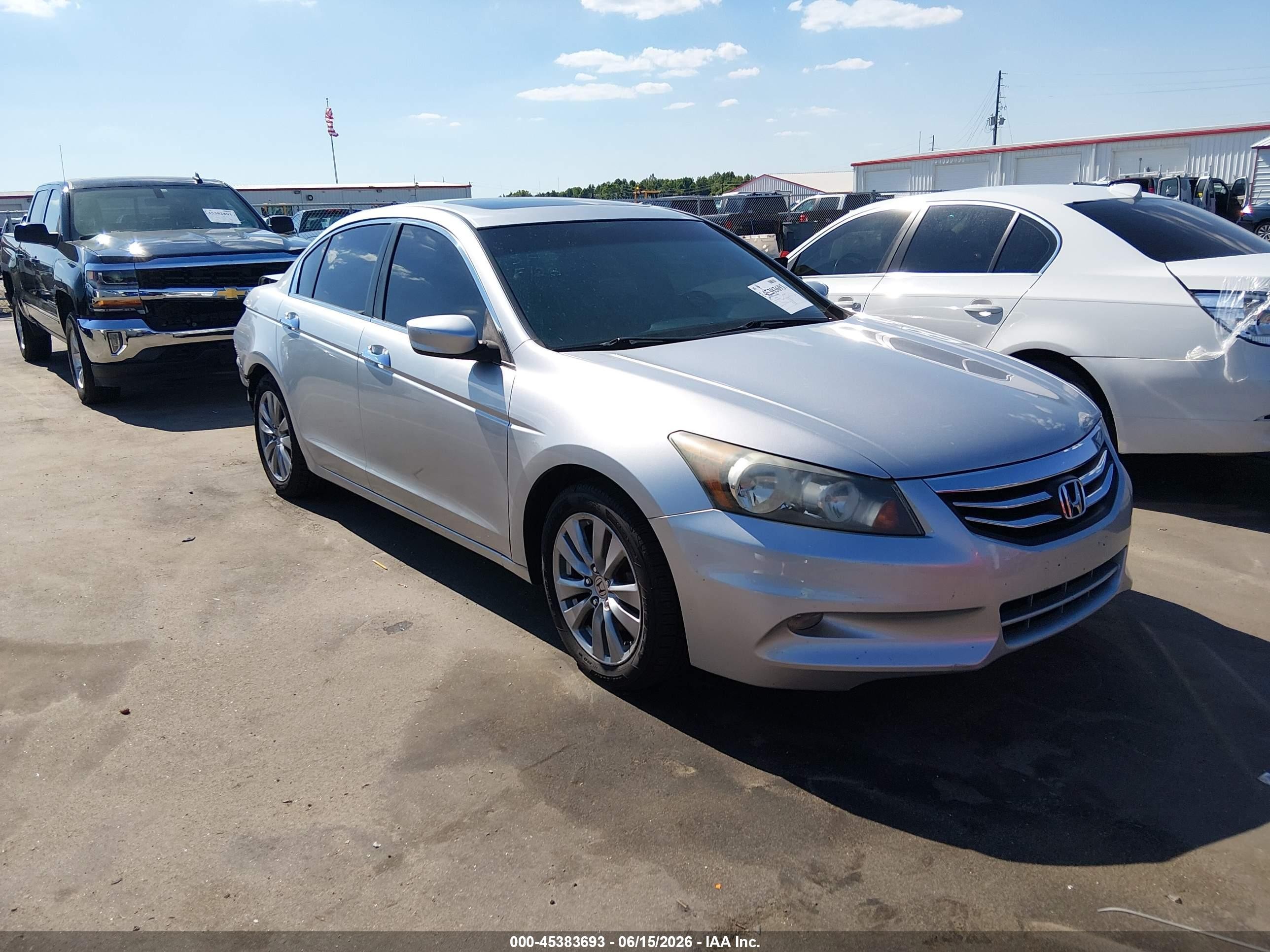 2011 Honda Accord 3.5 Ex-l Silver vin: 1HGCP3F89BA027669