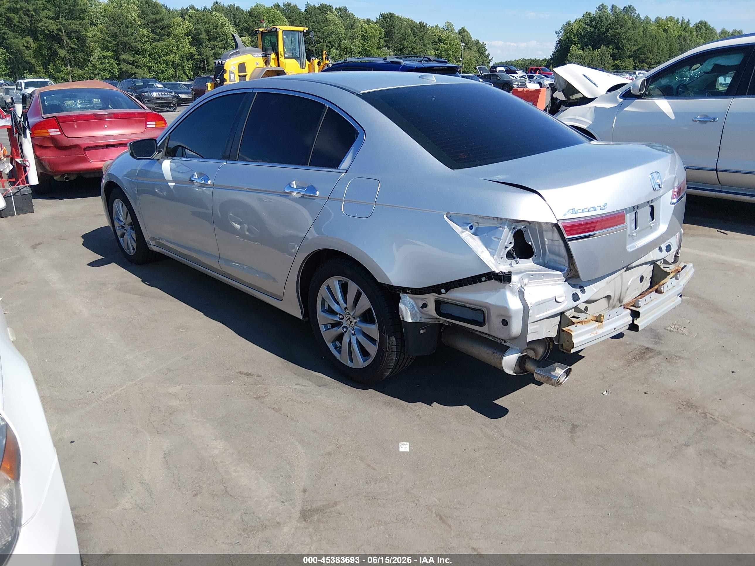 2011 Honda Accord 3.5 Ex-l Silver vin: 1HGCP3F89BA027669