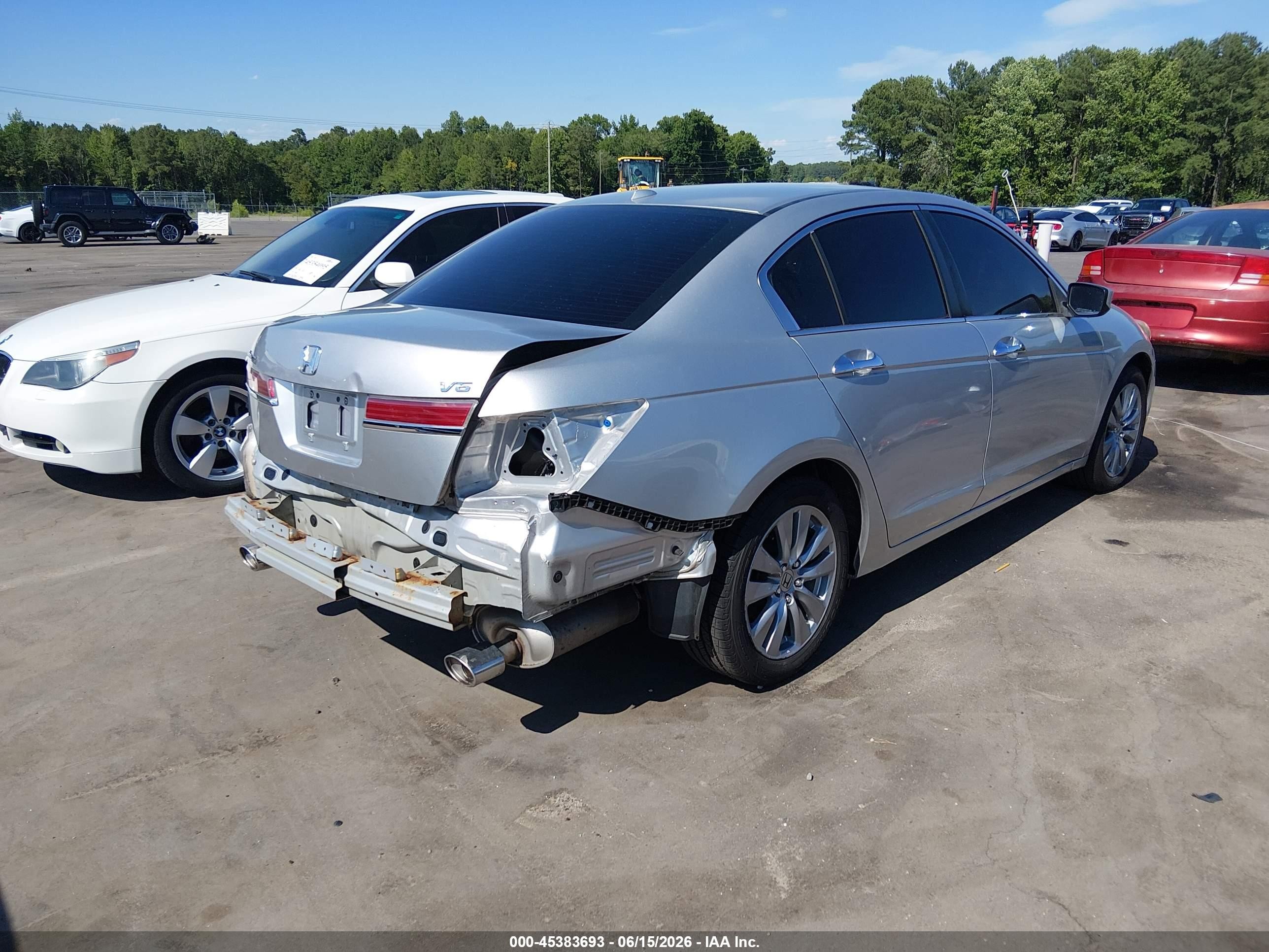 2011 Honda Accord 3.5 Ex-l Silver vin: 1HGCP3F89BA027669