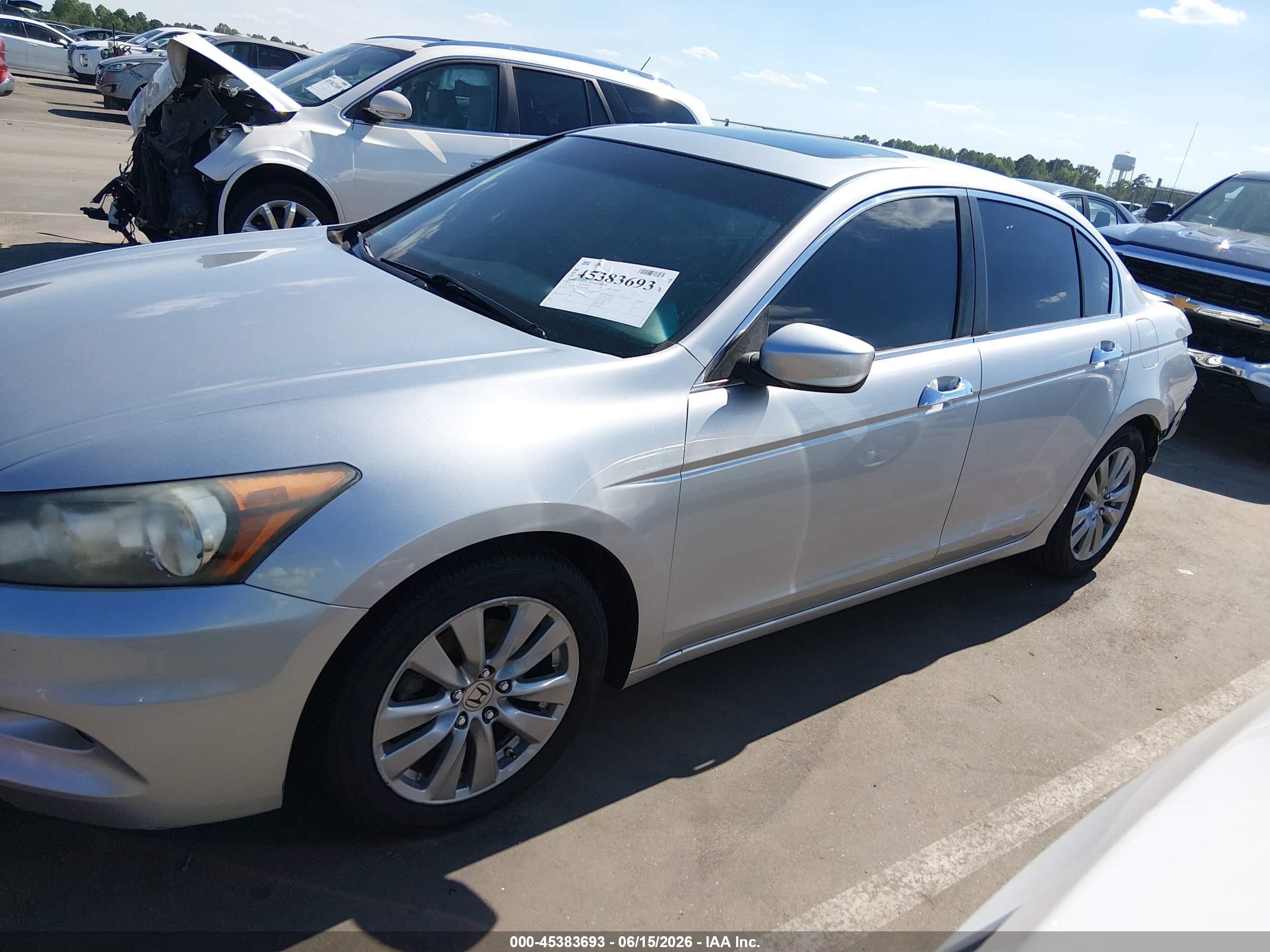 2011 Honda Accord 3.5 Ex-l Silver vin: 1HGCP3F89BA027669