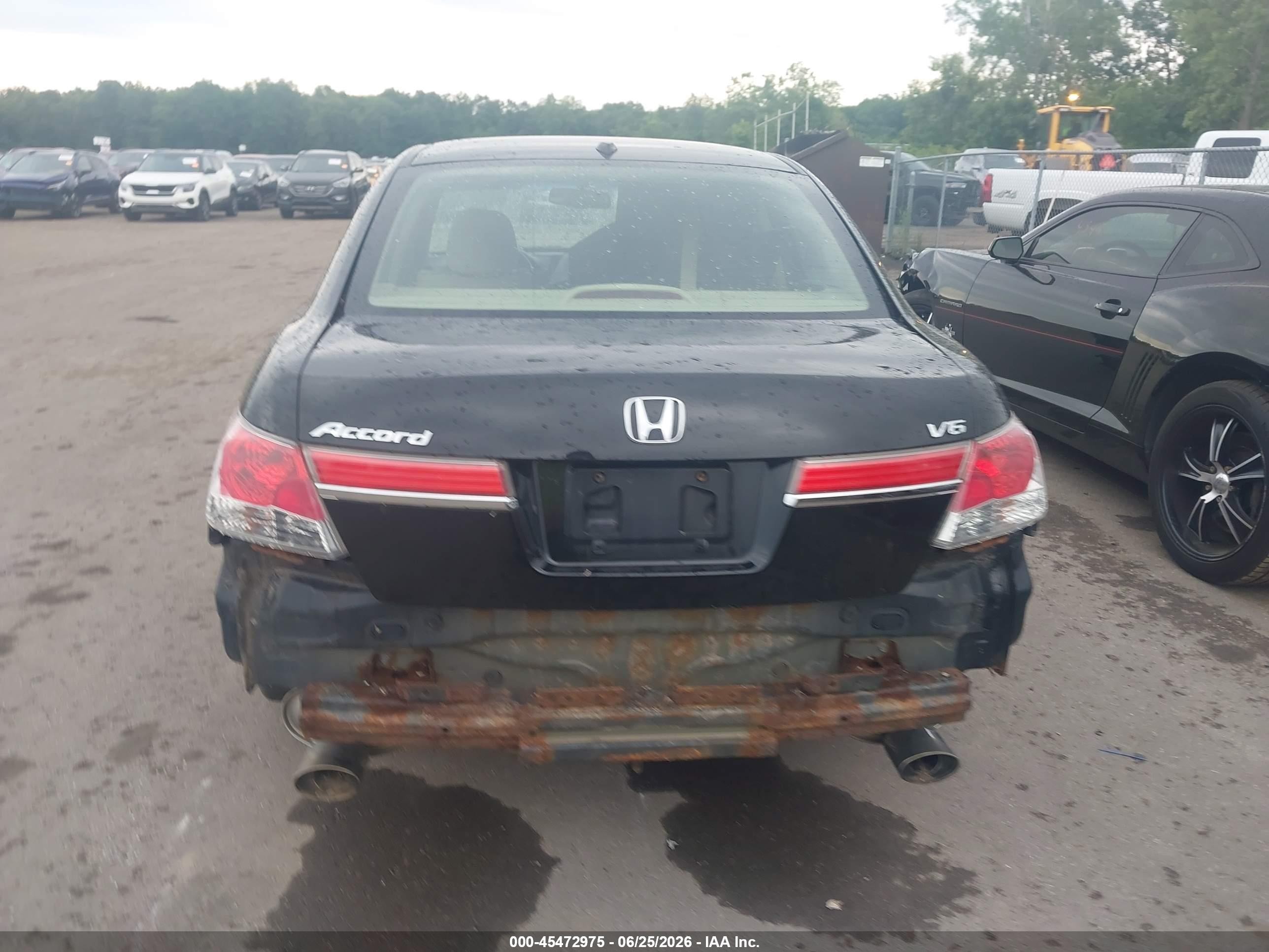 2012 Honda Accord 3.5 Ex-l Черный vin: 1HGCP3F89CA000344