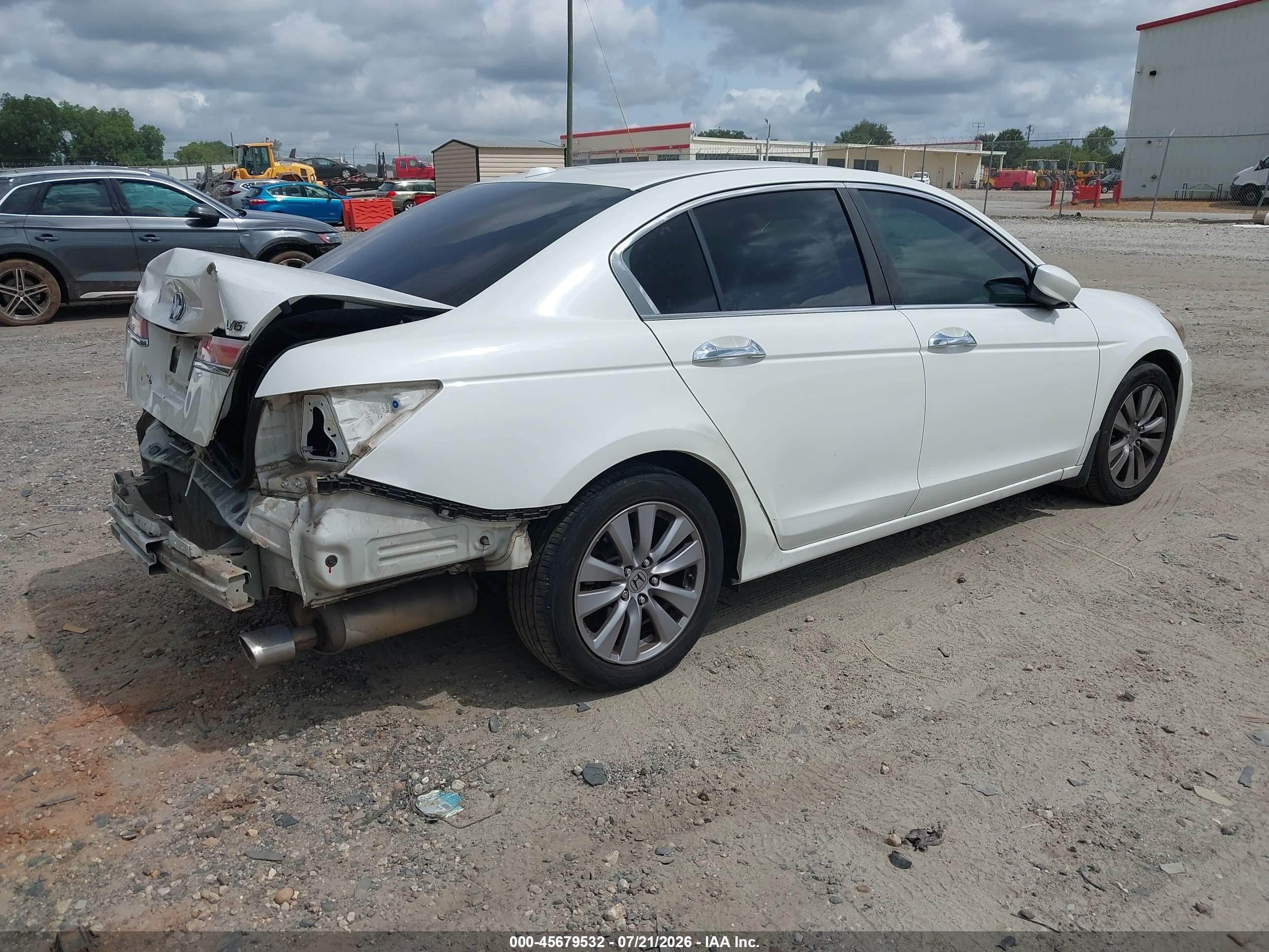 2012 Honda Accord 3.5 Ex-l Белый vin: 1HGCP3F89CA000991