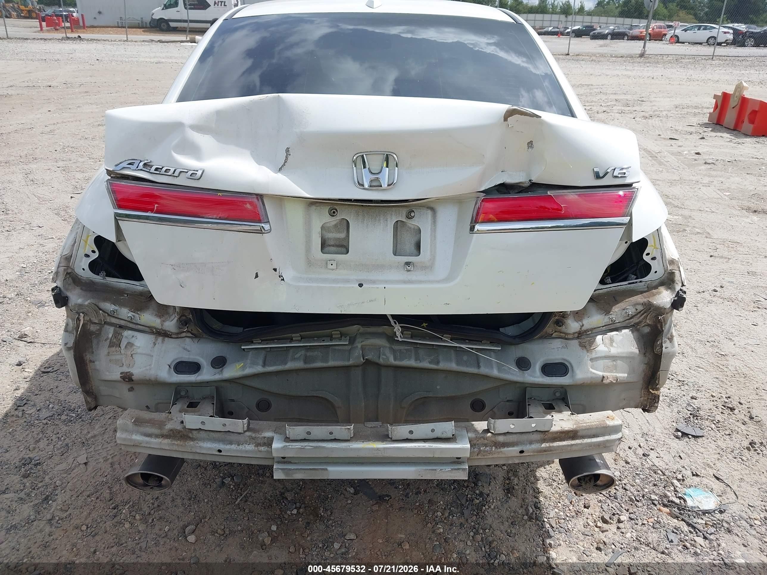 2012 Honda Accord 3.5 Ex-l Белый vin: 1HGCP3F89CA000991