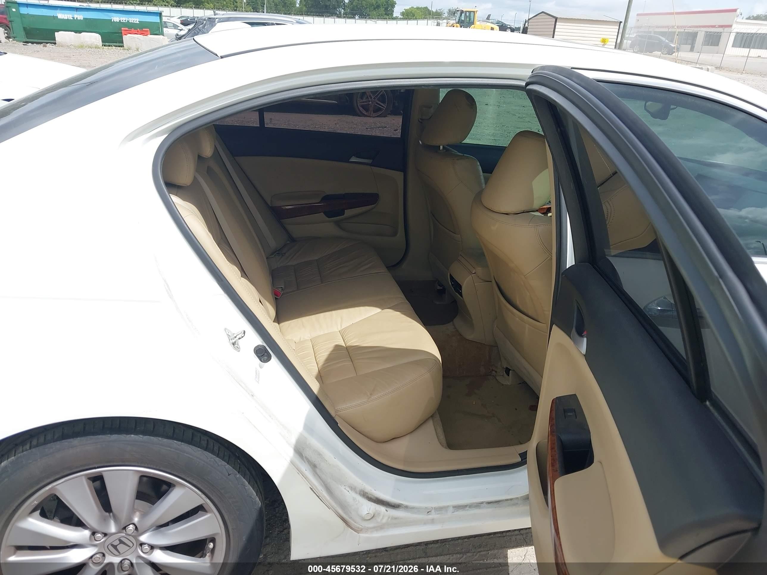 2012 Honda Accord 3.5 Ex-l Белый vin: 1HGCP3F89CA000991