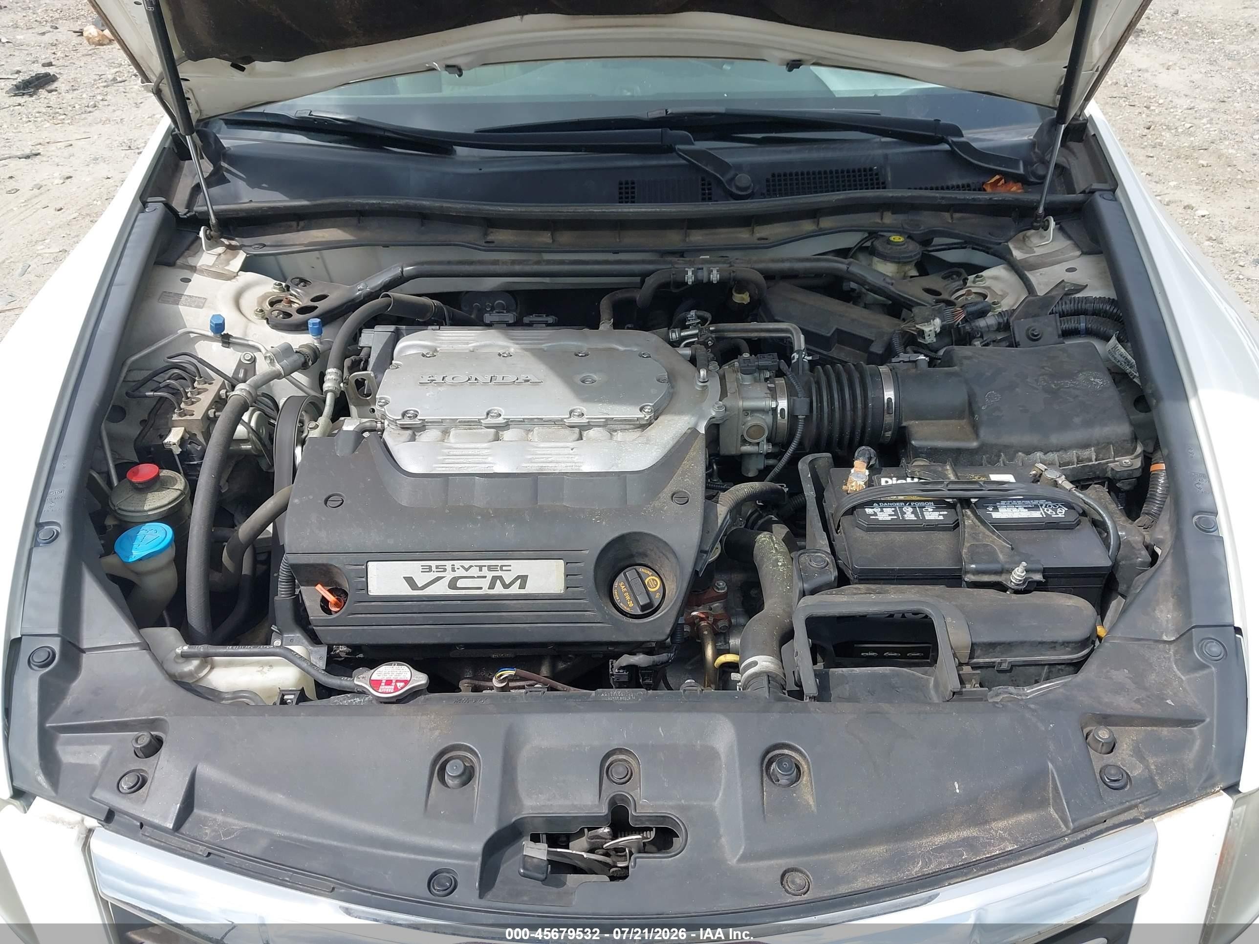 2012 Honda Accord 3.5 Ex-l Белый vin: 1HGCP3F89CA000991