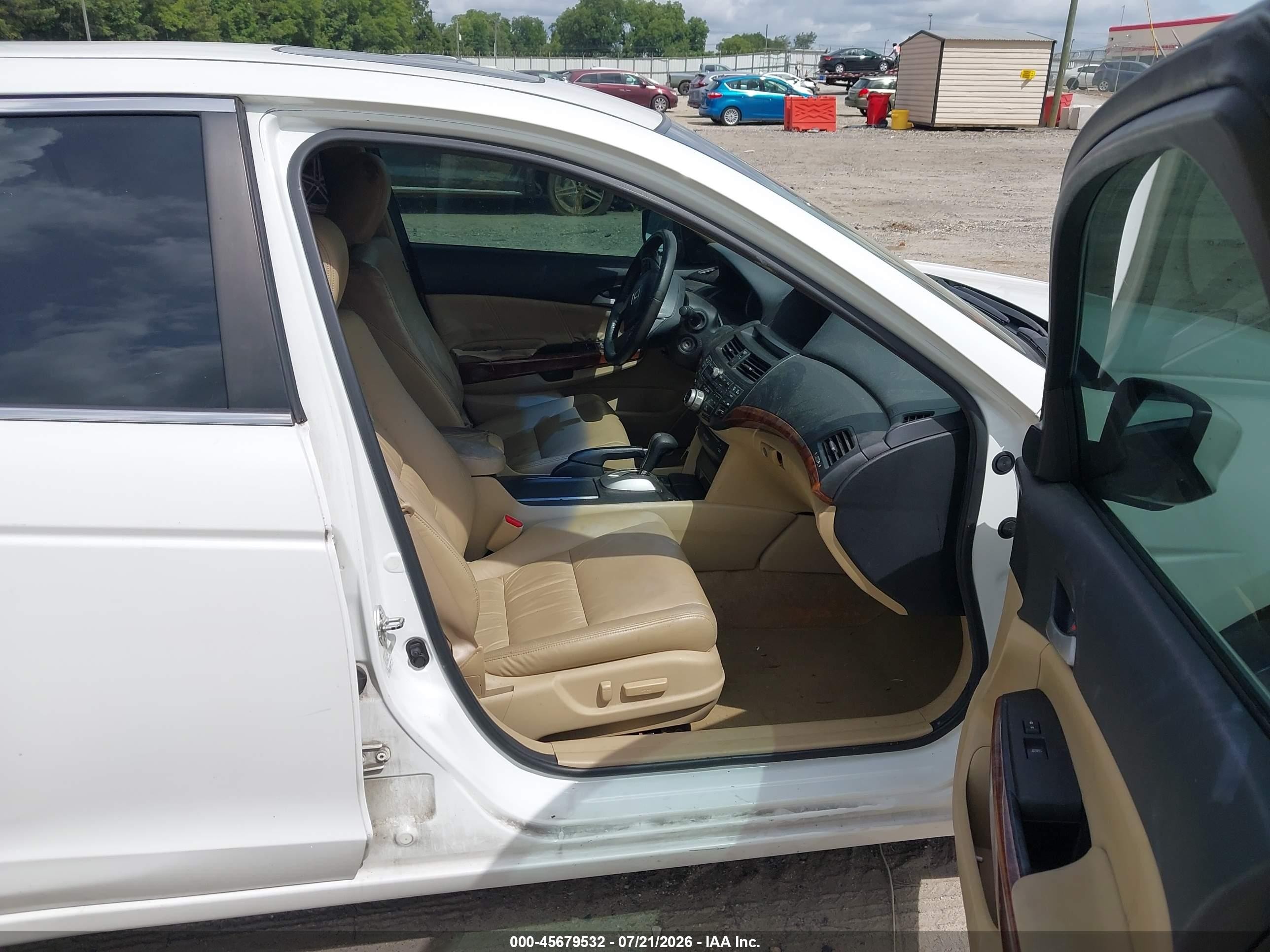 2012 Honda Accord 3.5 Ex-l Белый vin: 1HGCP3F89CA000991