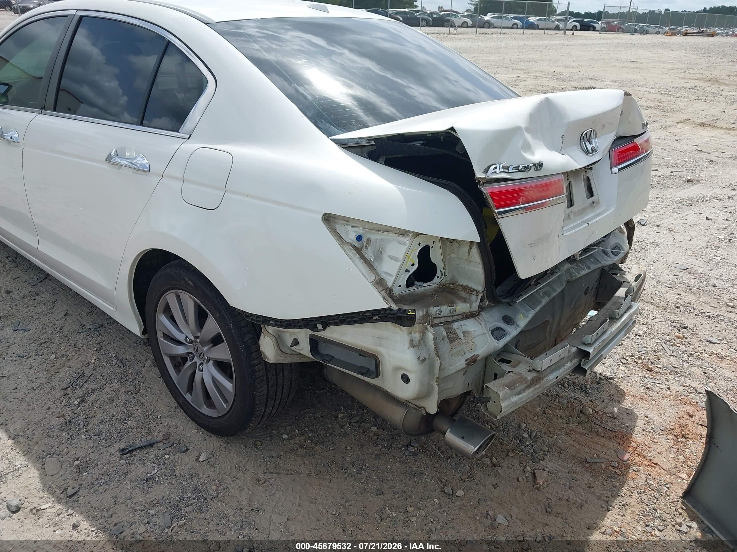 2012 Honda Accord 3.5 Ex-l Белый vin: 1HGCP3F89CA000991