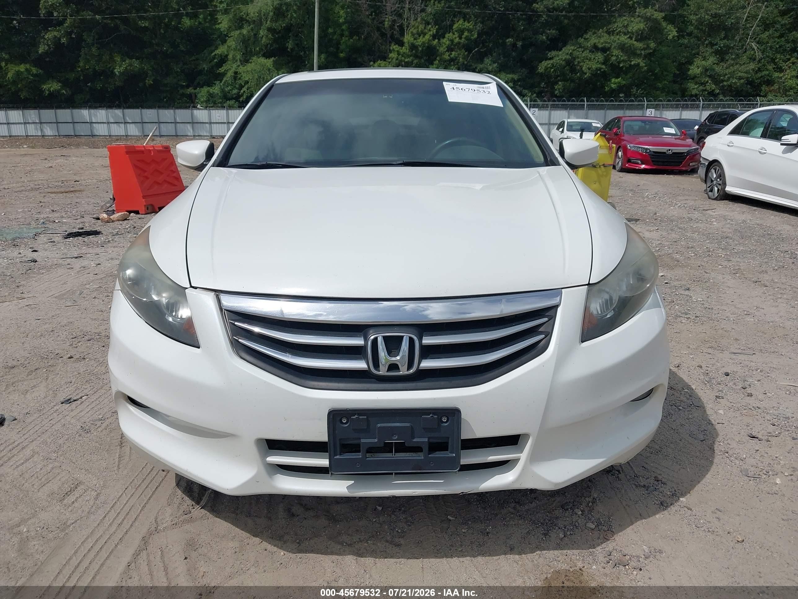 2012 Honda Accord 3.5 Ex-l Белый vin: 1HGCP3F89CA000991