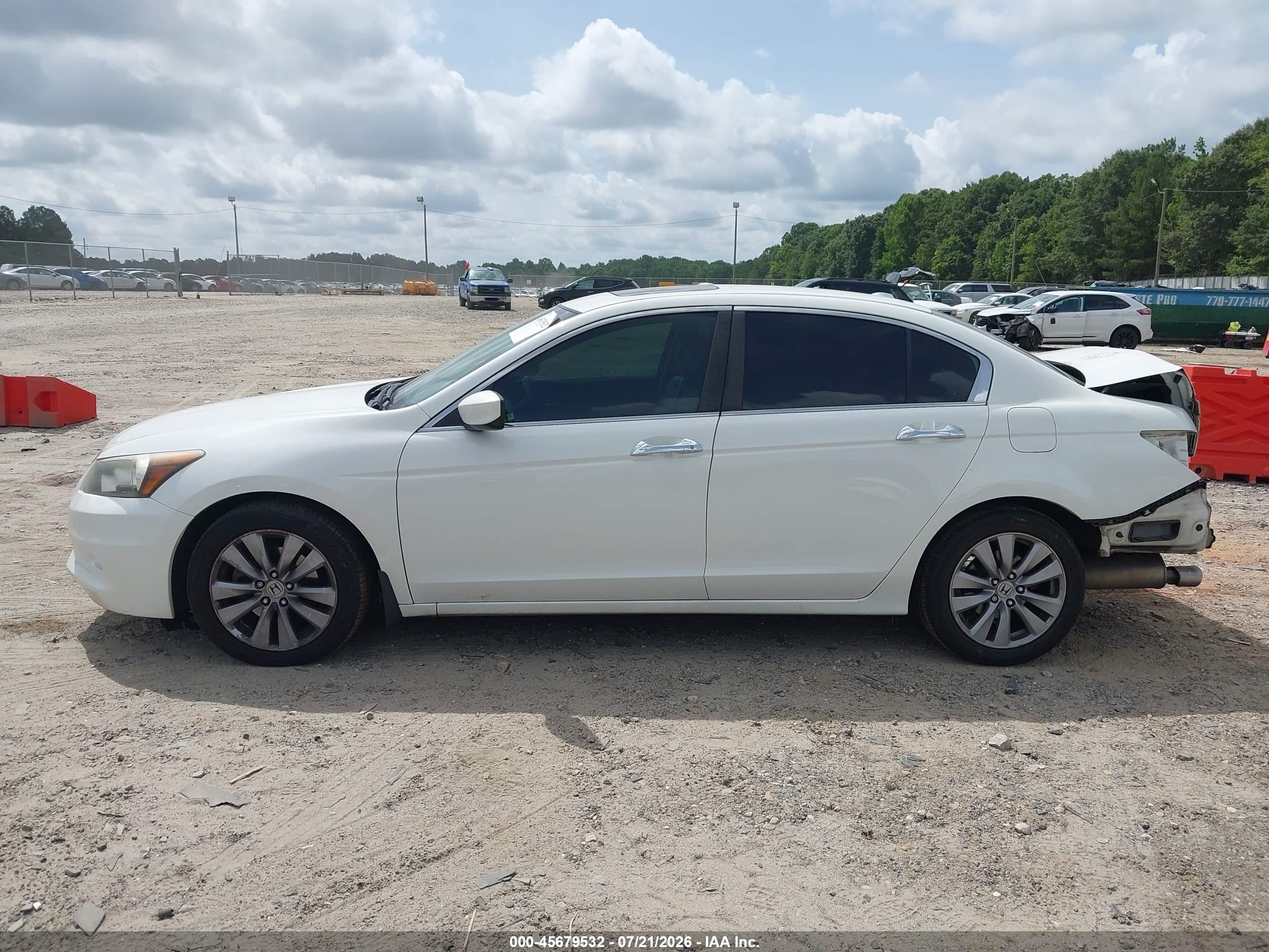 2012 Honda Accord 3.5 Ex-l Белый vin: 1HGCP3F89CA000991