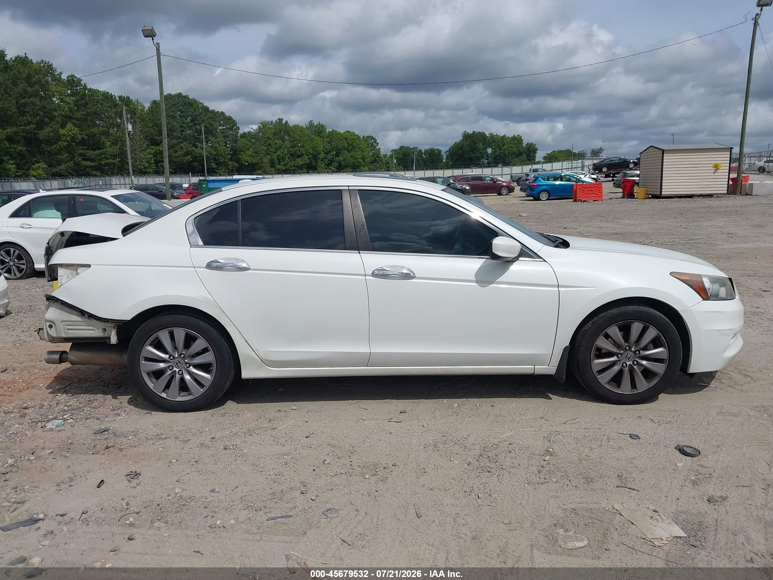 2012 Honda Accord 3.5 Ex-l Белый vin: 1HGCP3F89CA000991